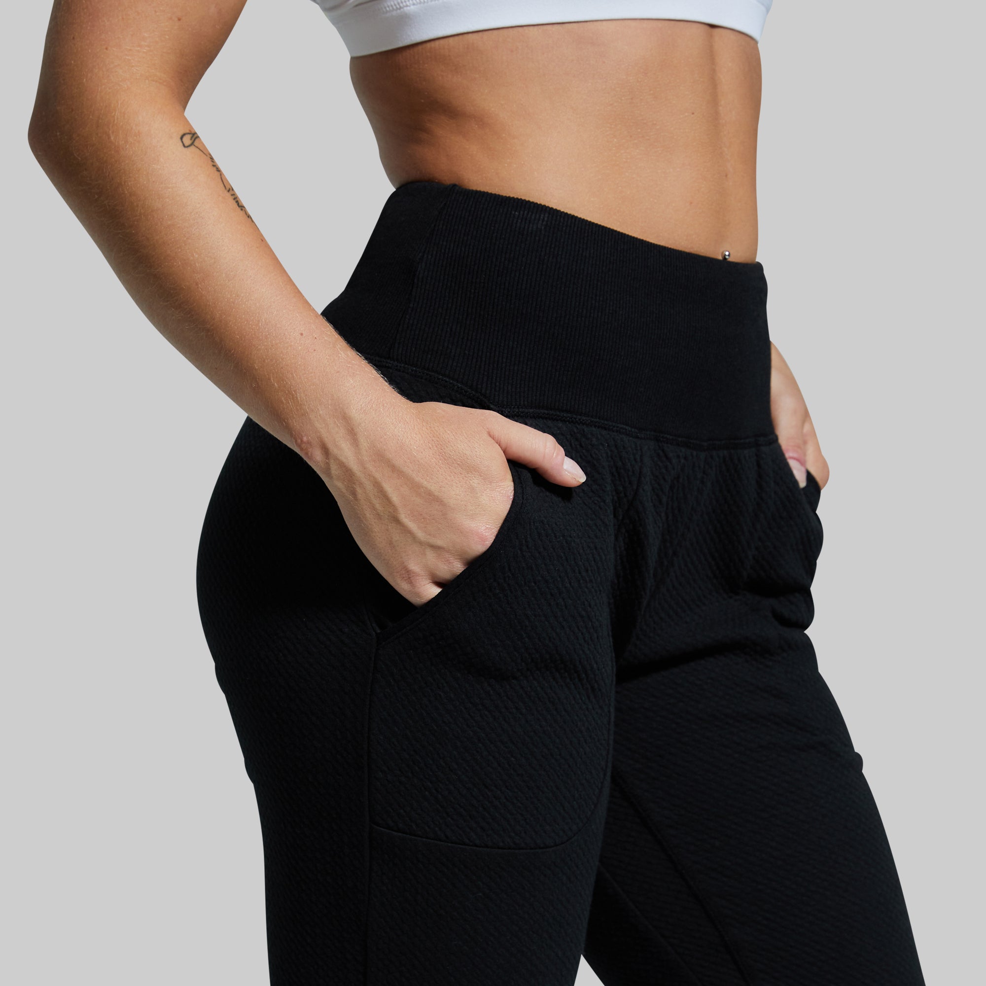 Women's Cloud Jogger (Black) - Image 4