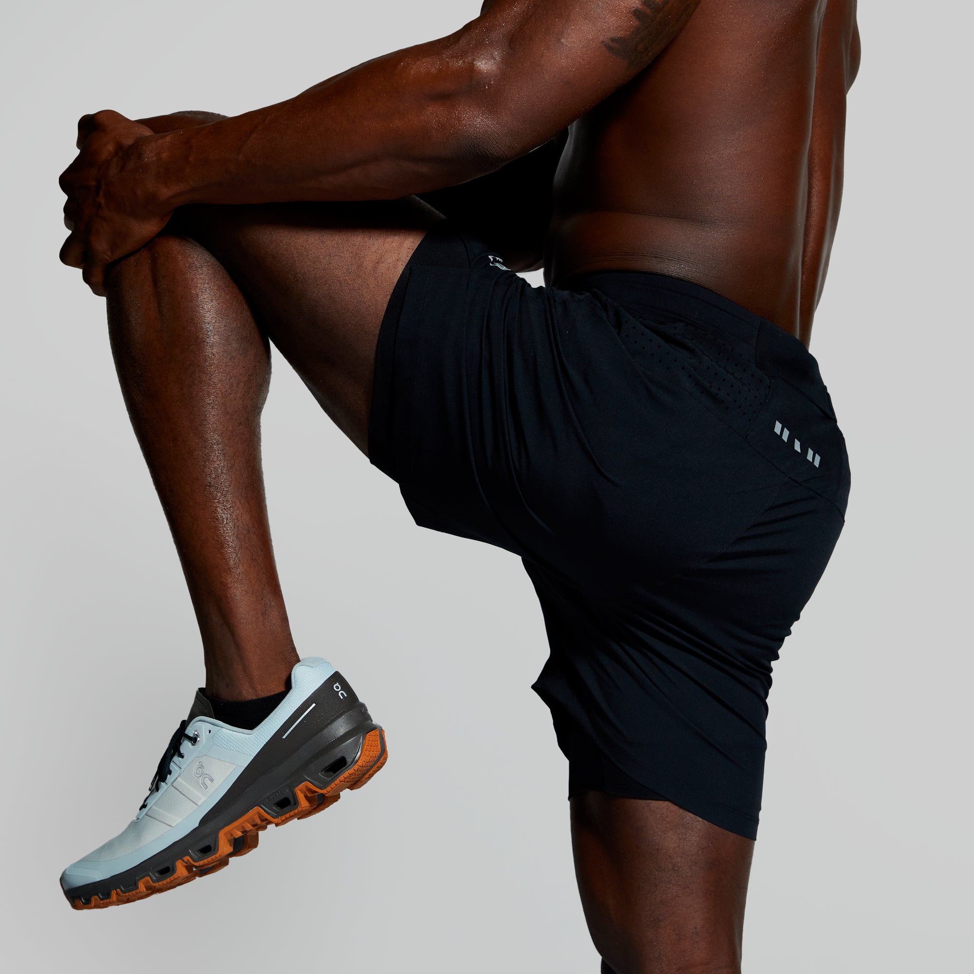 Men's Endurance Short w/ Compression (Black) - Image 2