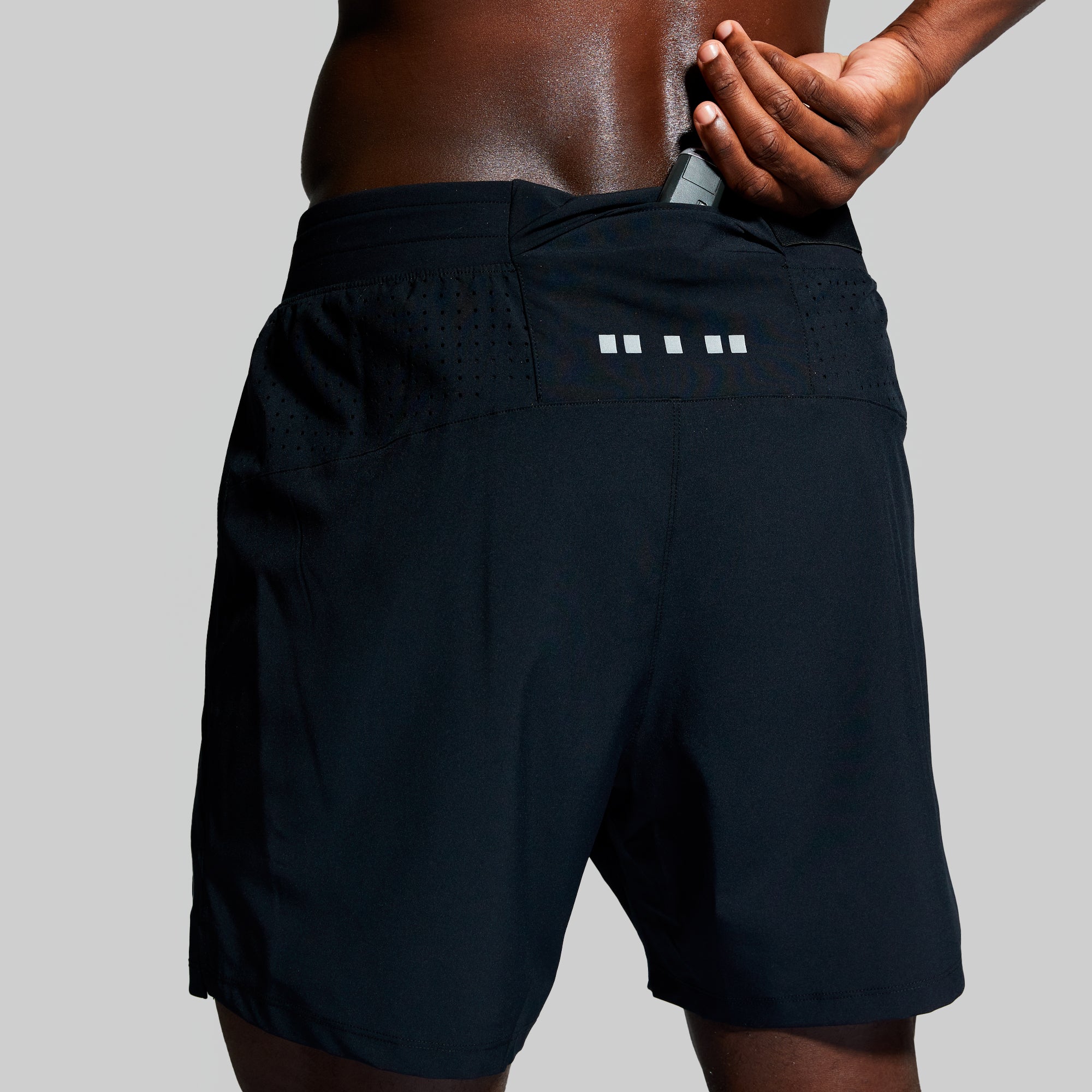 Men's Endurance Short w/ Compression (Black) - Image 4