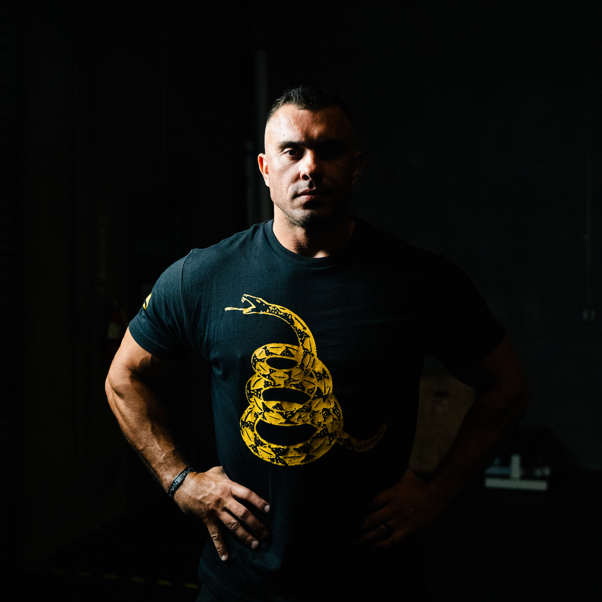 Gadsden Flag Tee (Black) - Image 2