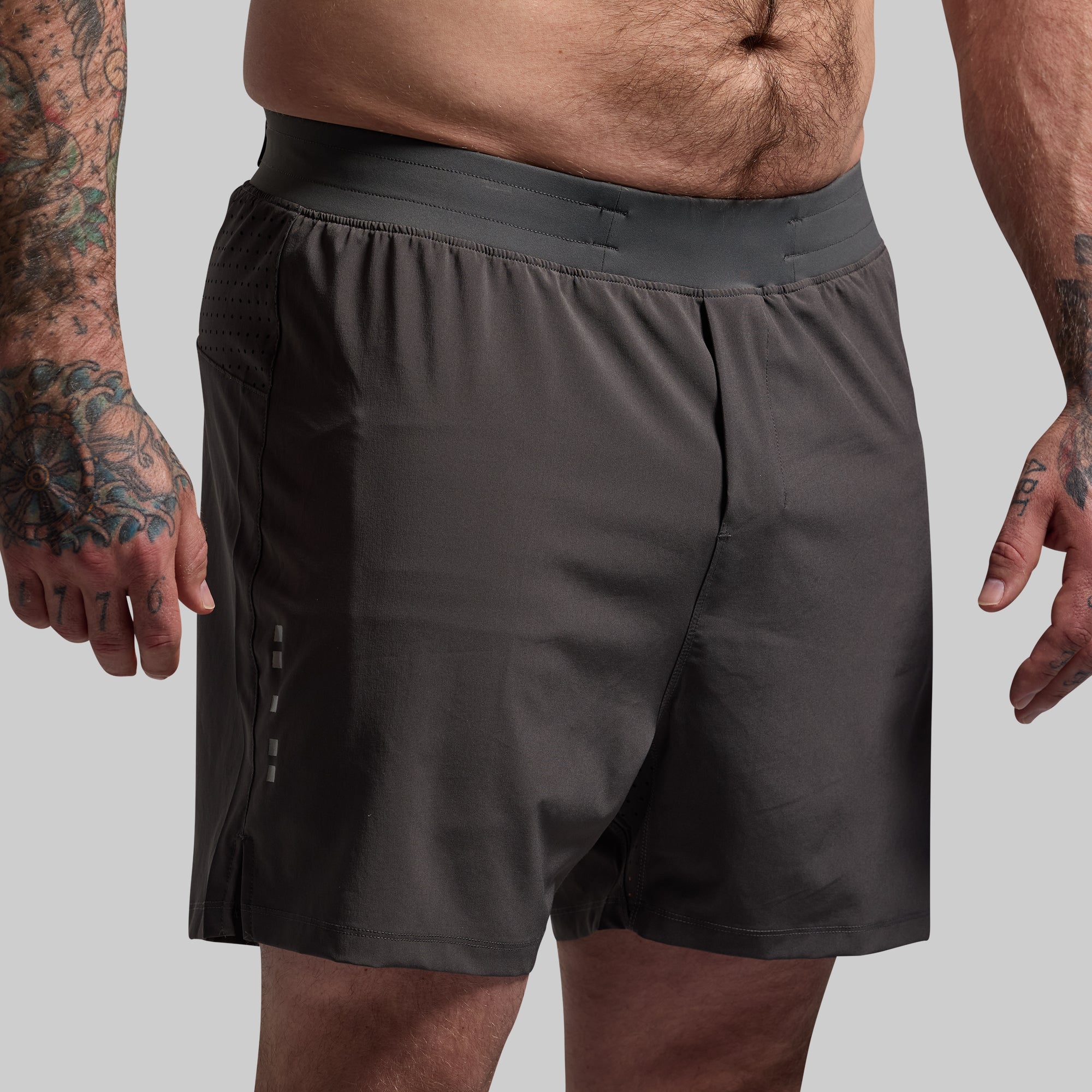 Men's Endurance Short w/ Compression (Gunmetal)