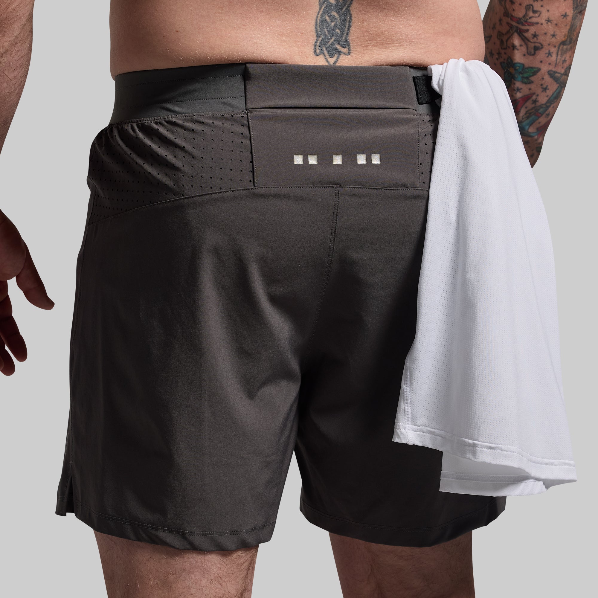 Men's Endurance Short w/ Compression (Gunmetal) - Image 8