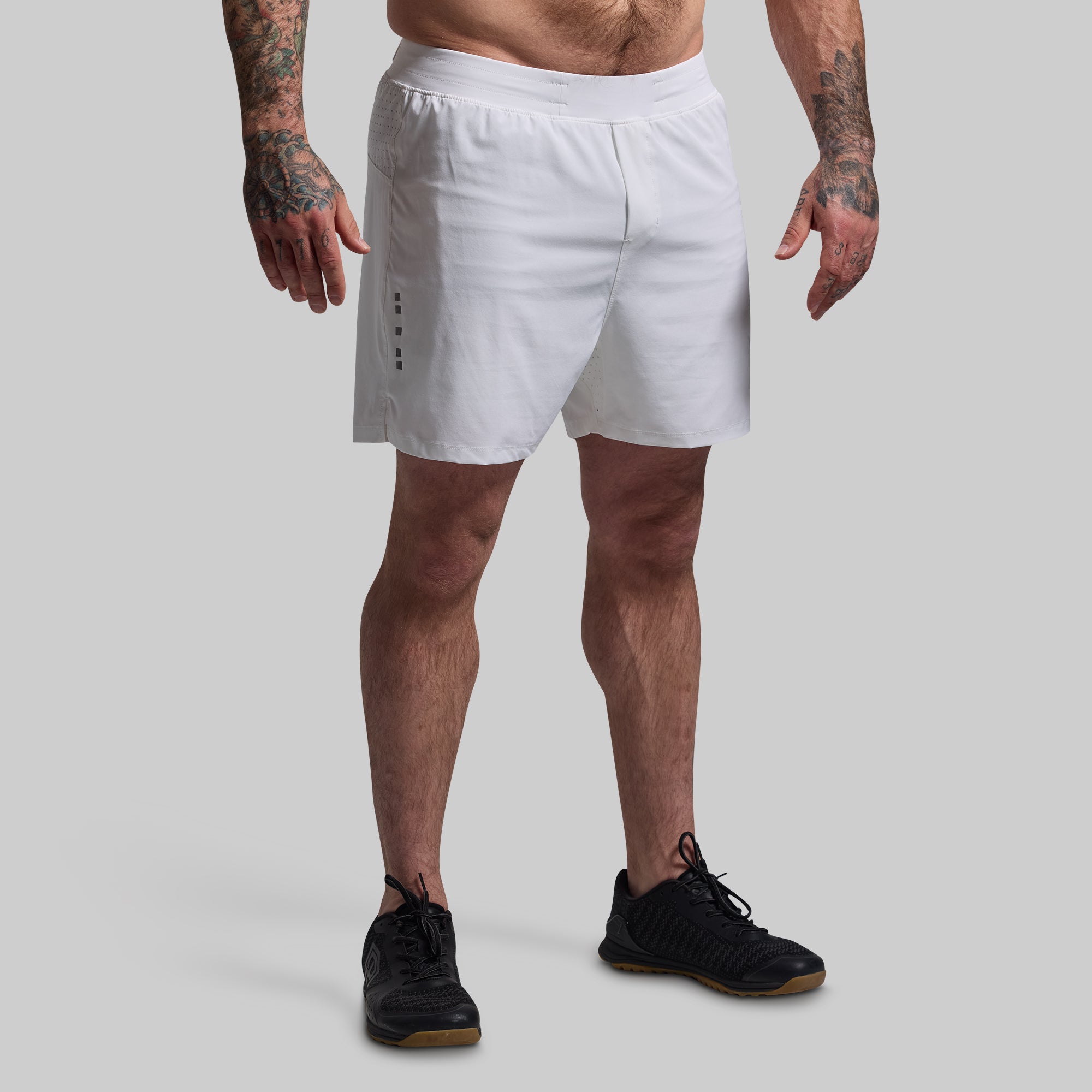 Men's Endurance Short w/ Compression (White) - Image 7
