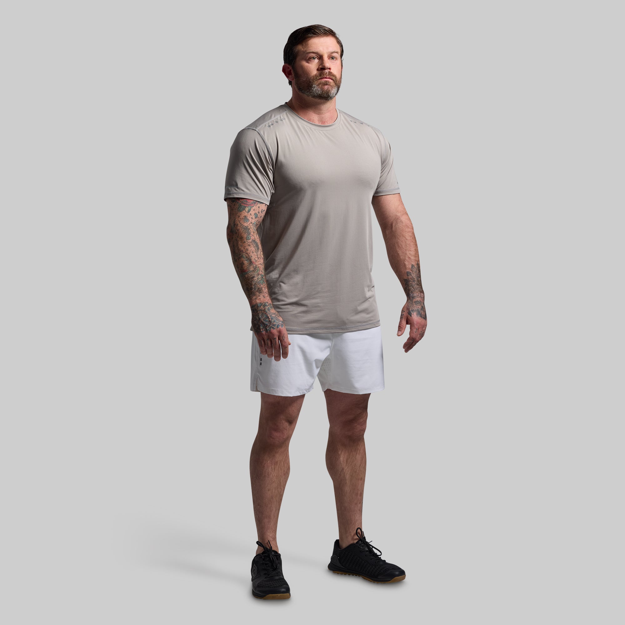 Men's Endurance Short w/ Compression (White) - Image 9