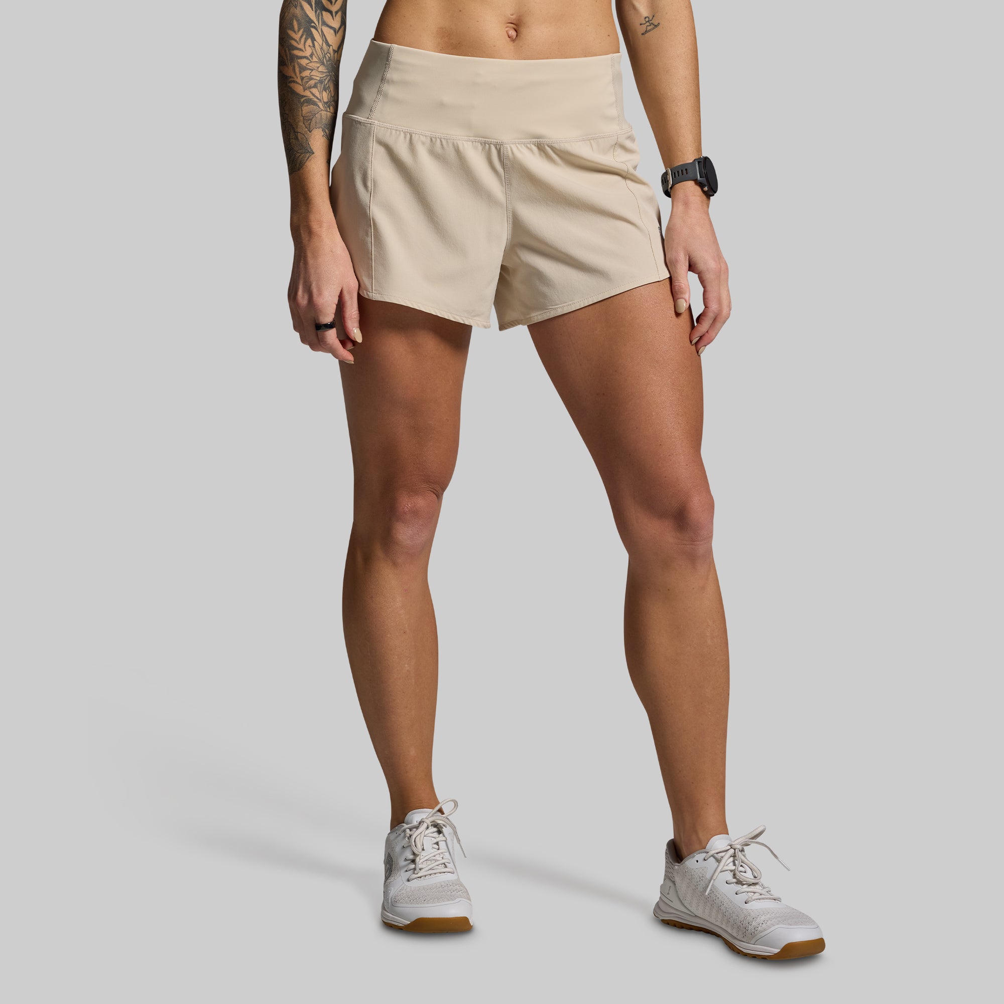 Women's Endurance Short (Oatmeal) - Image 8