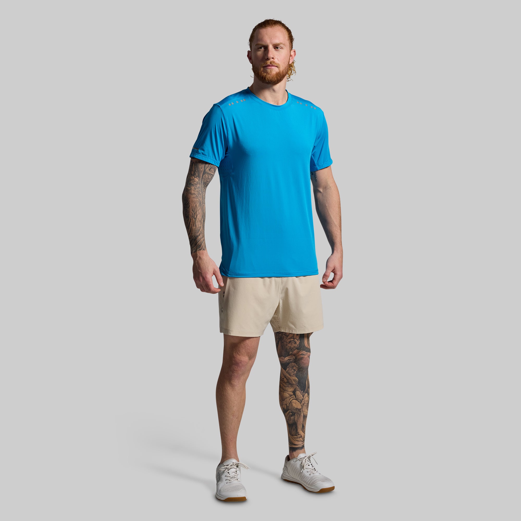 Men's Endurance Short w/ Compression (Oatmeal) - Image 9