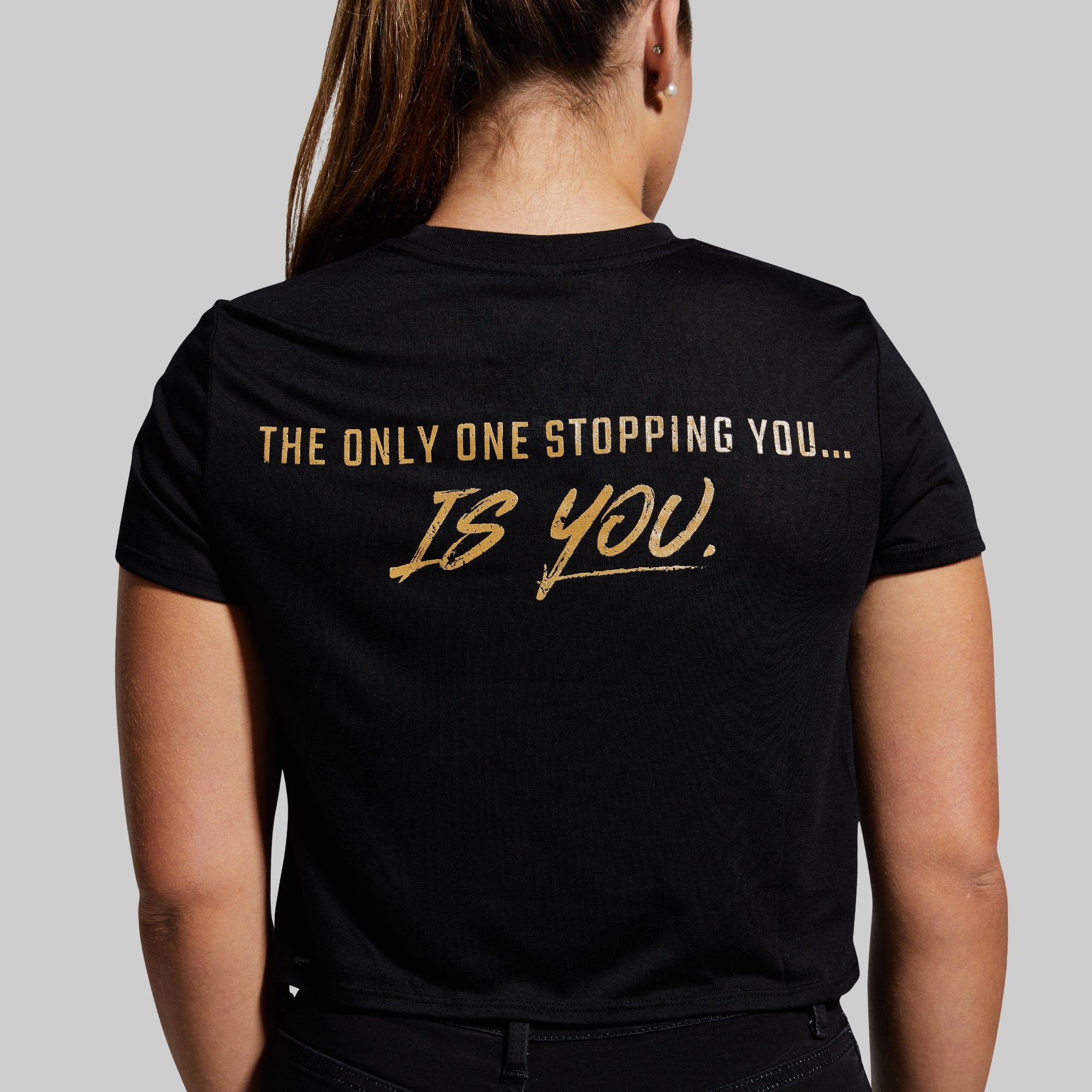 Iron Savage Crop Tee (Black) - Image 4