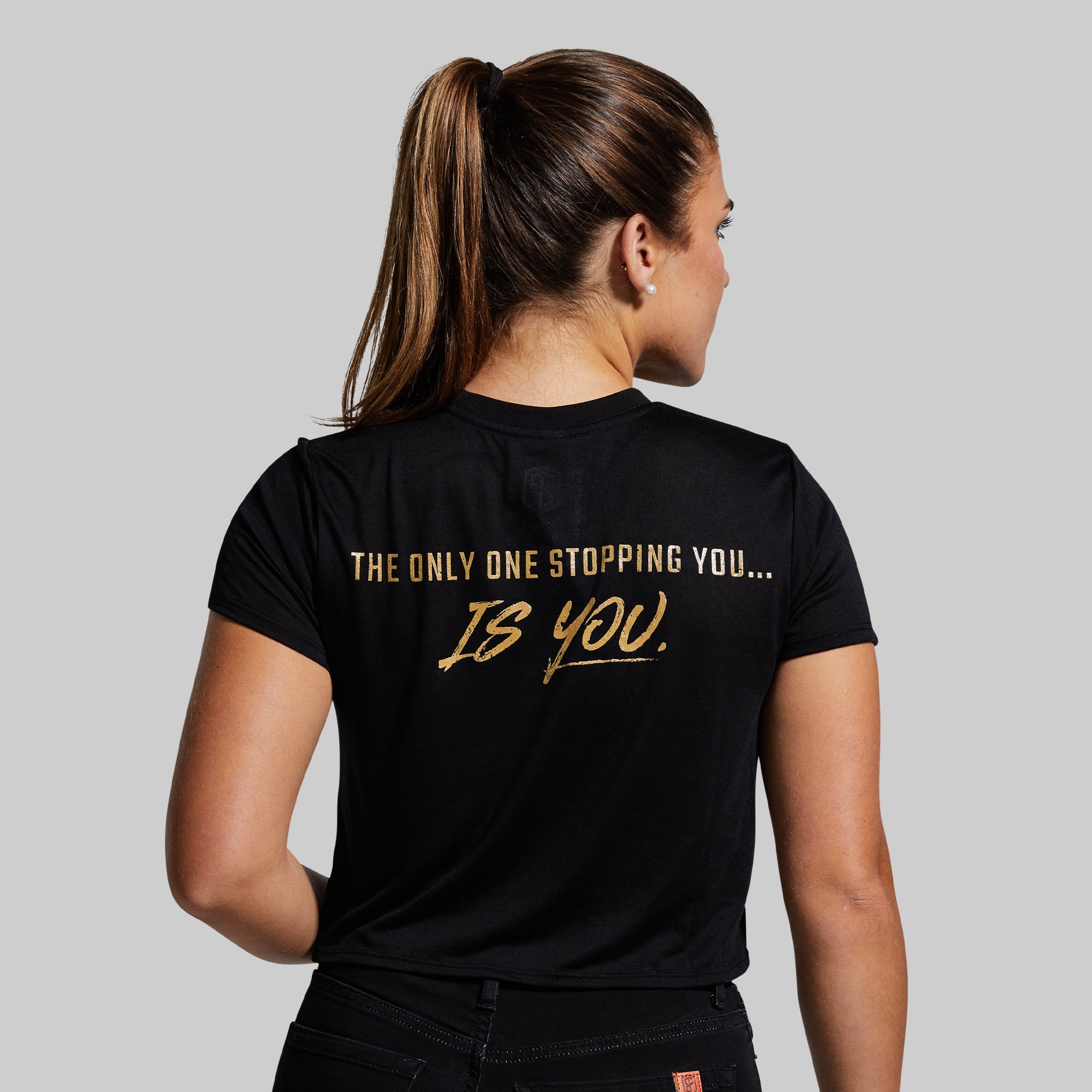 Iron Savage Crop Tee (Black) - Image 6