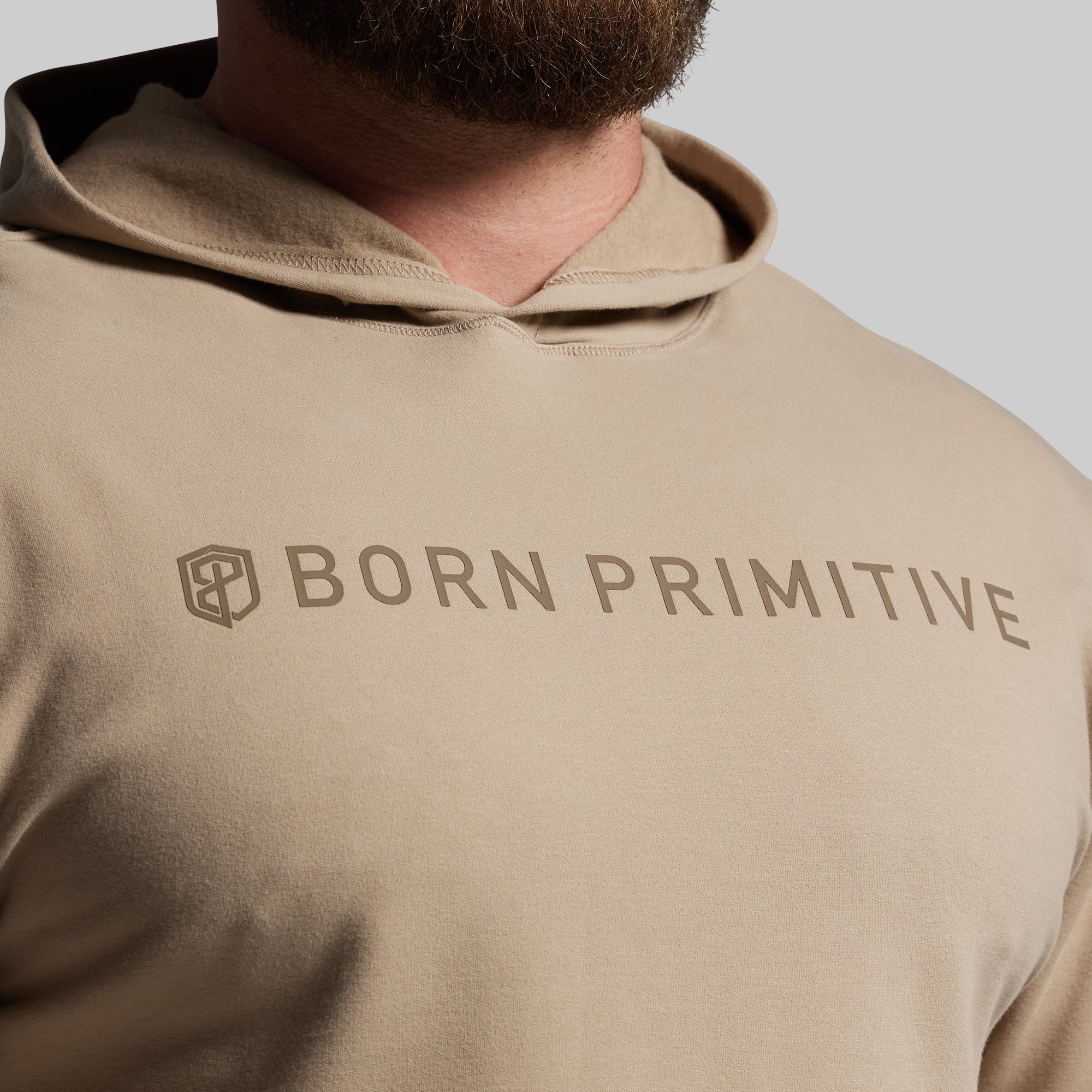 BP Classic Men's Unmatched Hoodie (Desert Tan) - Image 3