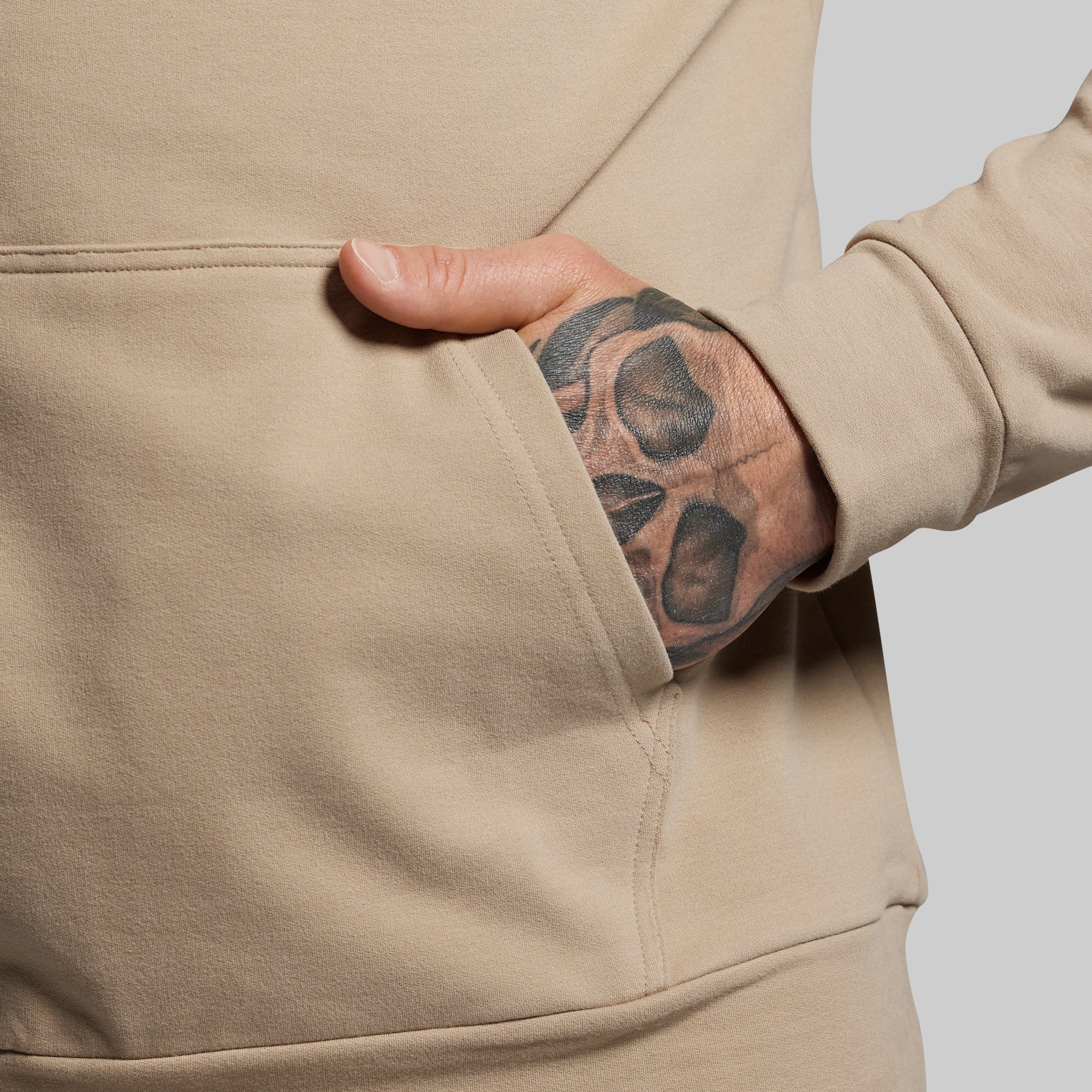 BP Classic Men's Unmatched Hoodie (Desert Tan) - Image 4