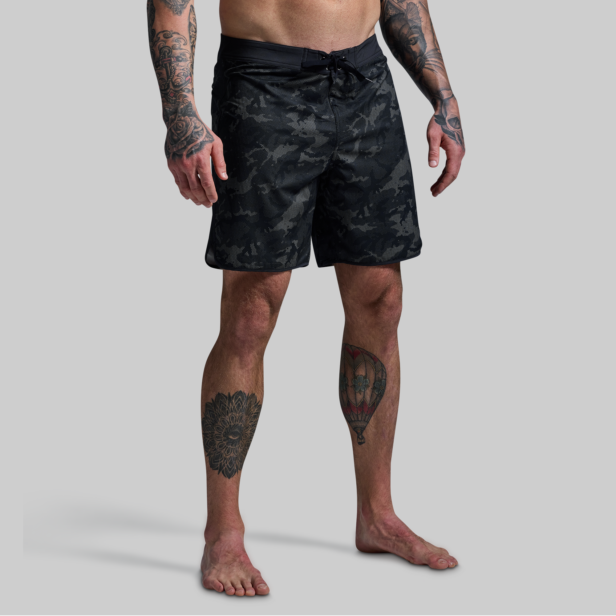 Island Short 8 (Halftone Muted Woodland)