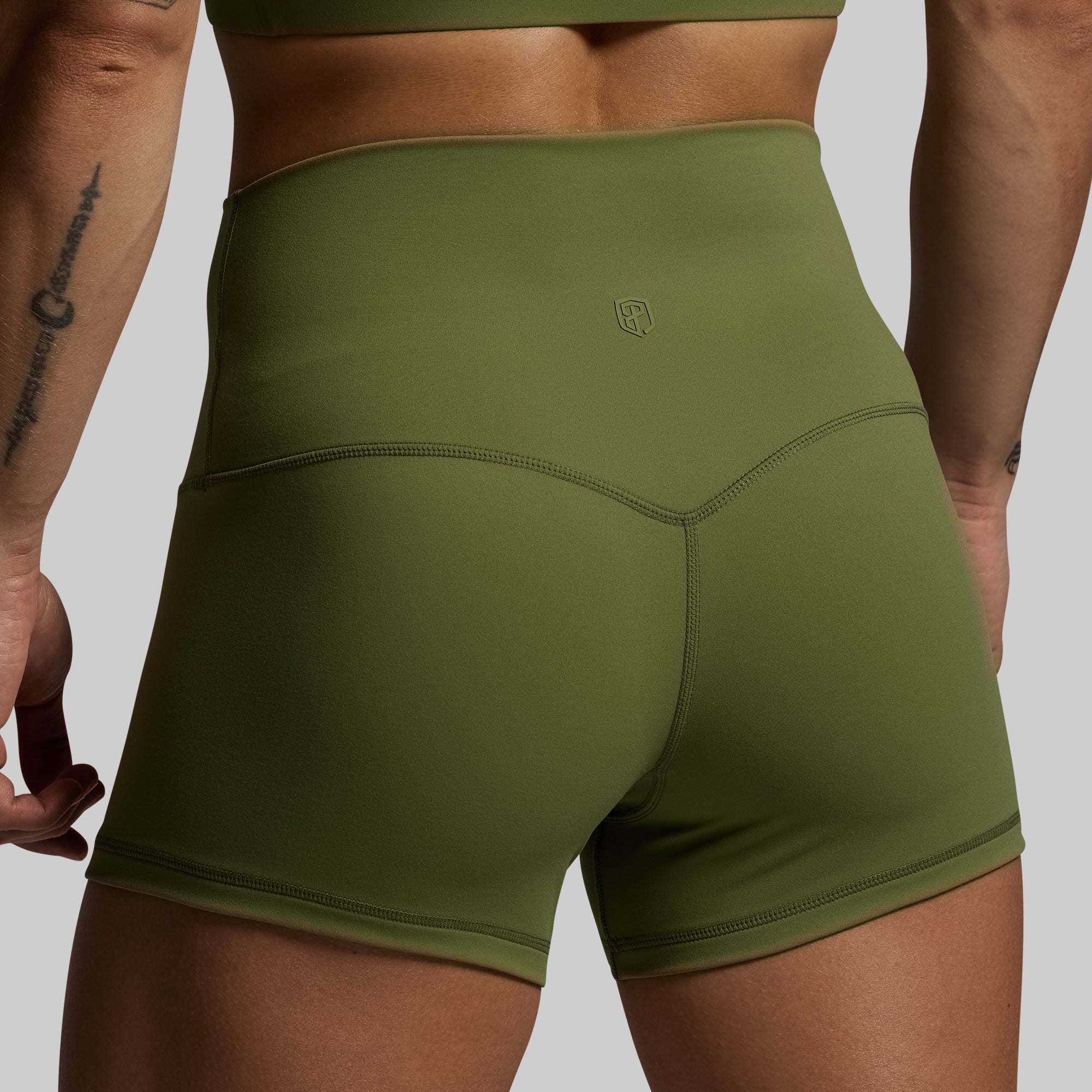 New Heights Booty Short (Army Green) - Image 2