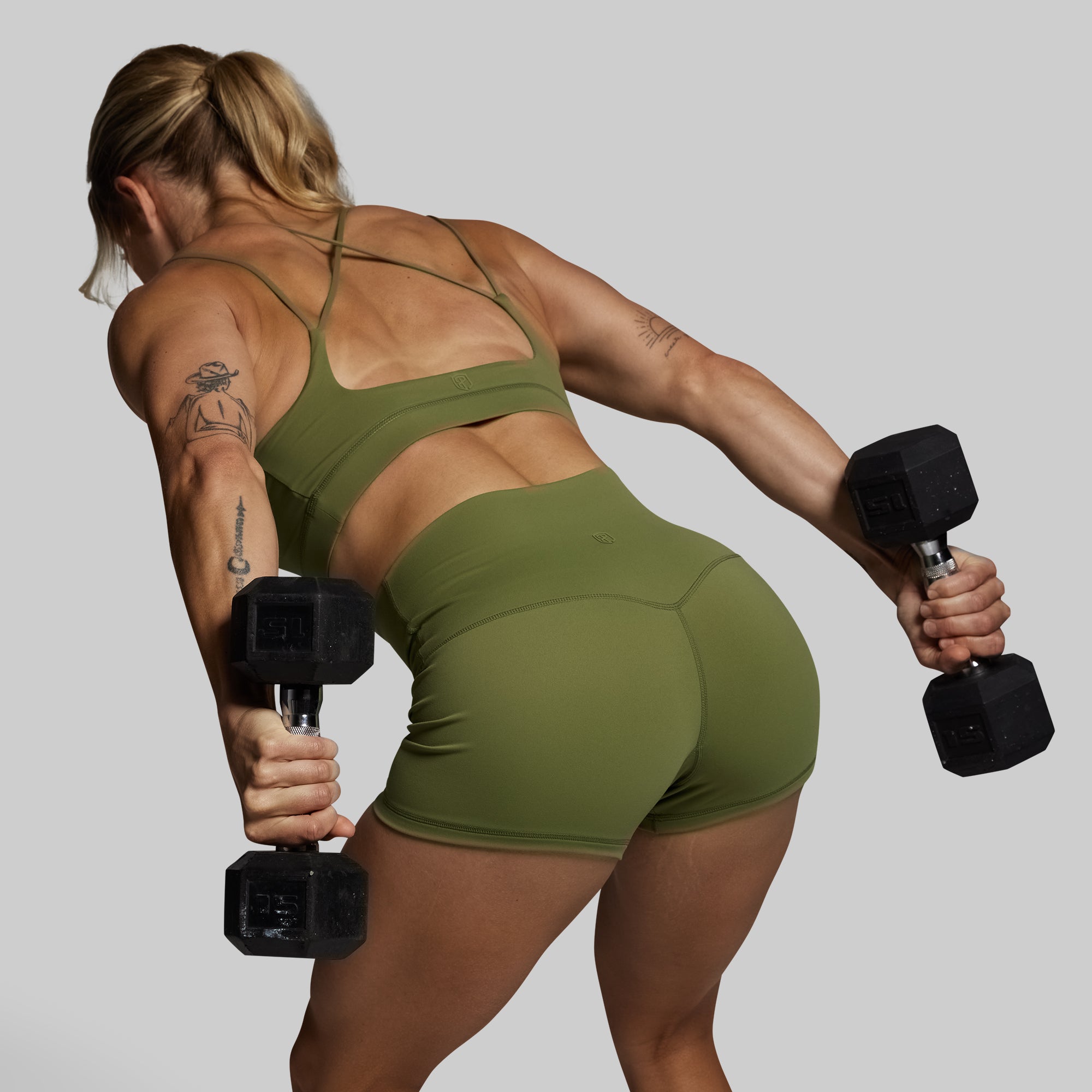 New Heights Booty Short (Army Green) - Image 7