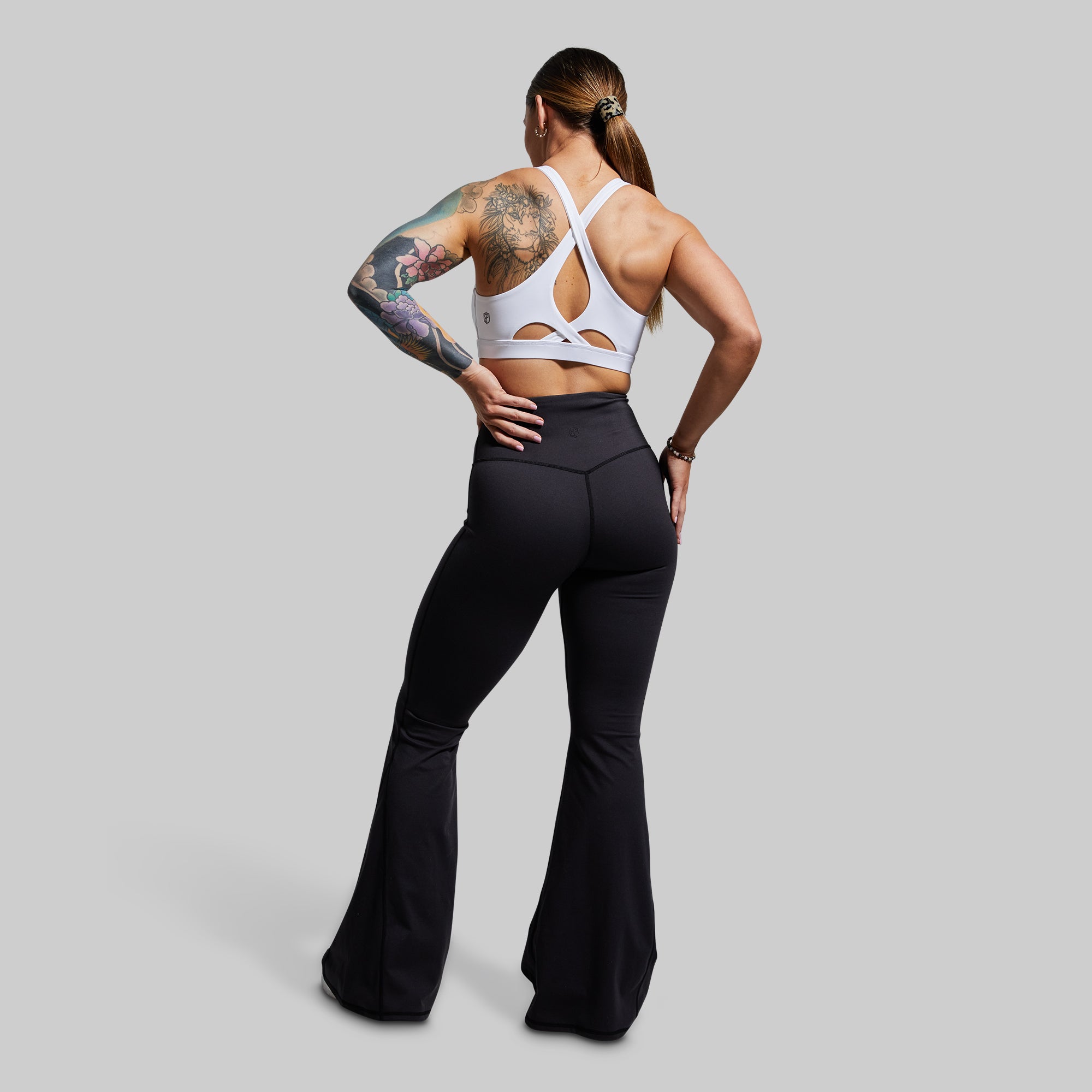 Festival Flare Yoga Pant (Black) - Image 5