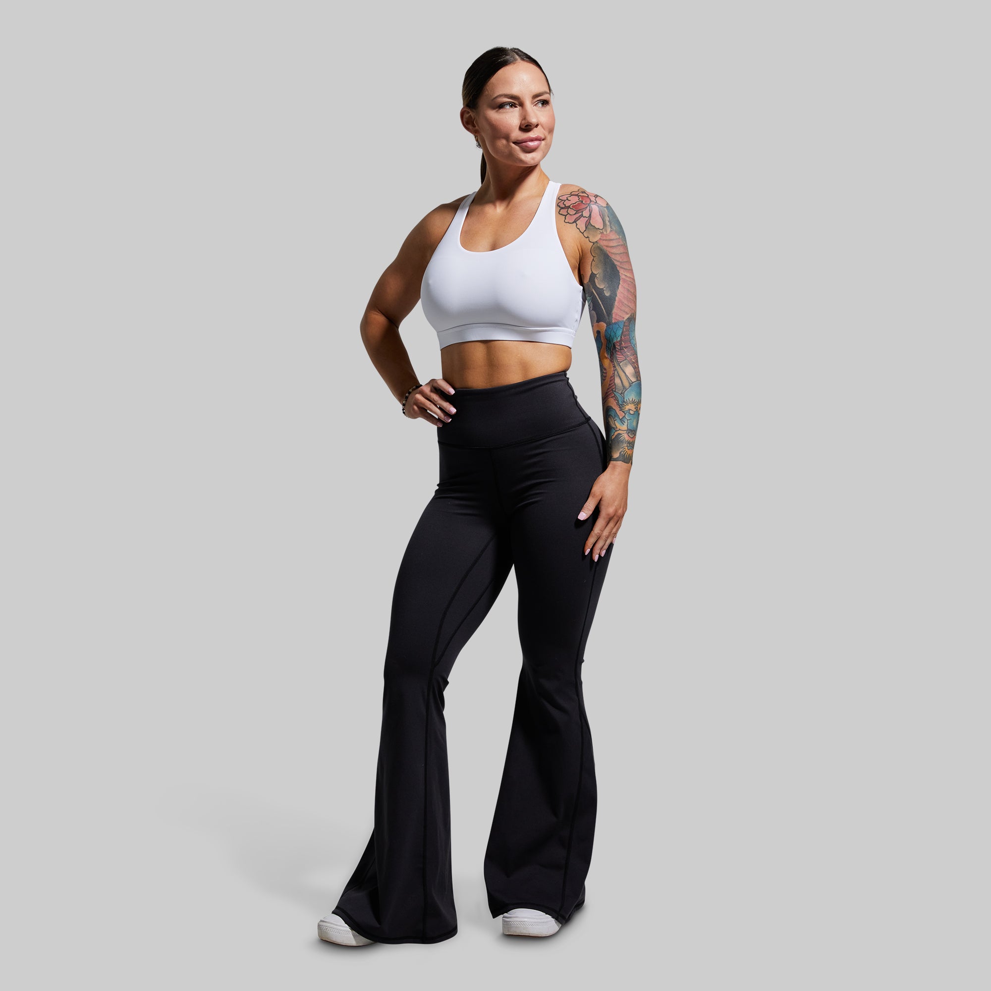Festival Flare Yoga Pant (Black) - Image 6