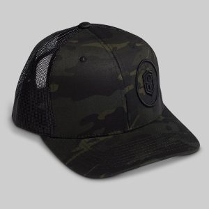 Tactical Trucker Hat (Black Multicam)