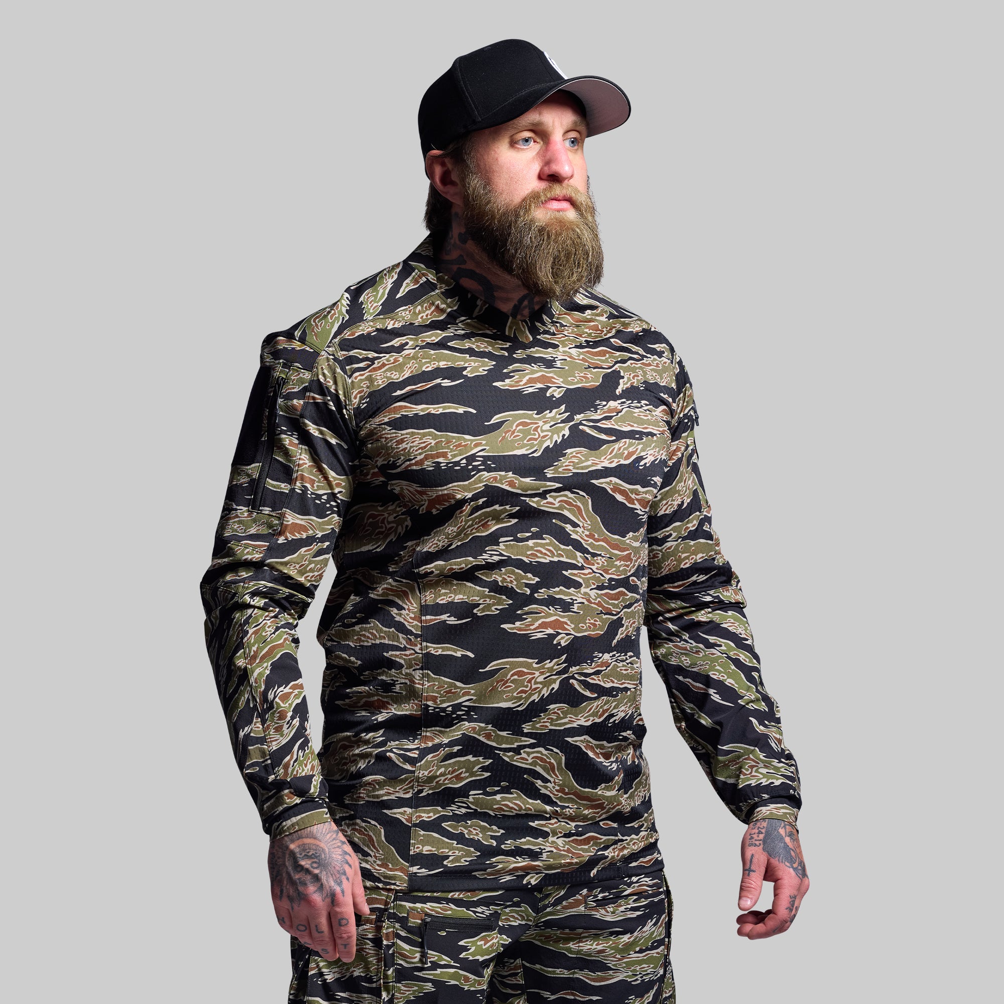 Long Sleeve Op Top Pro (Jungle Tiger) - Image 8