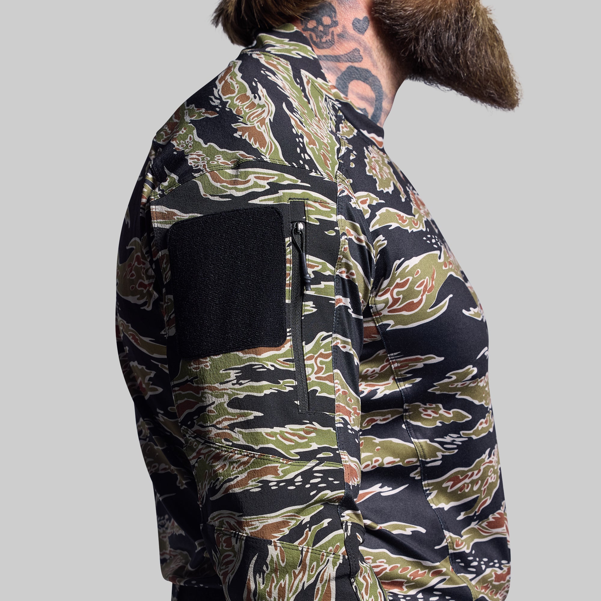Long Sleeve Op Top (Jungle Tiger) - Image 6