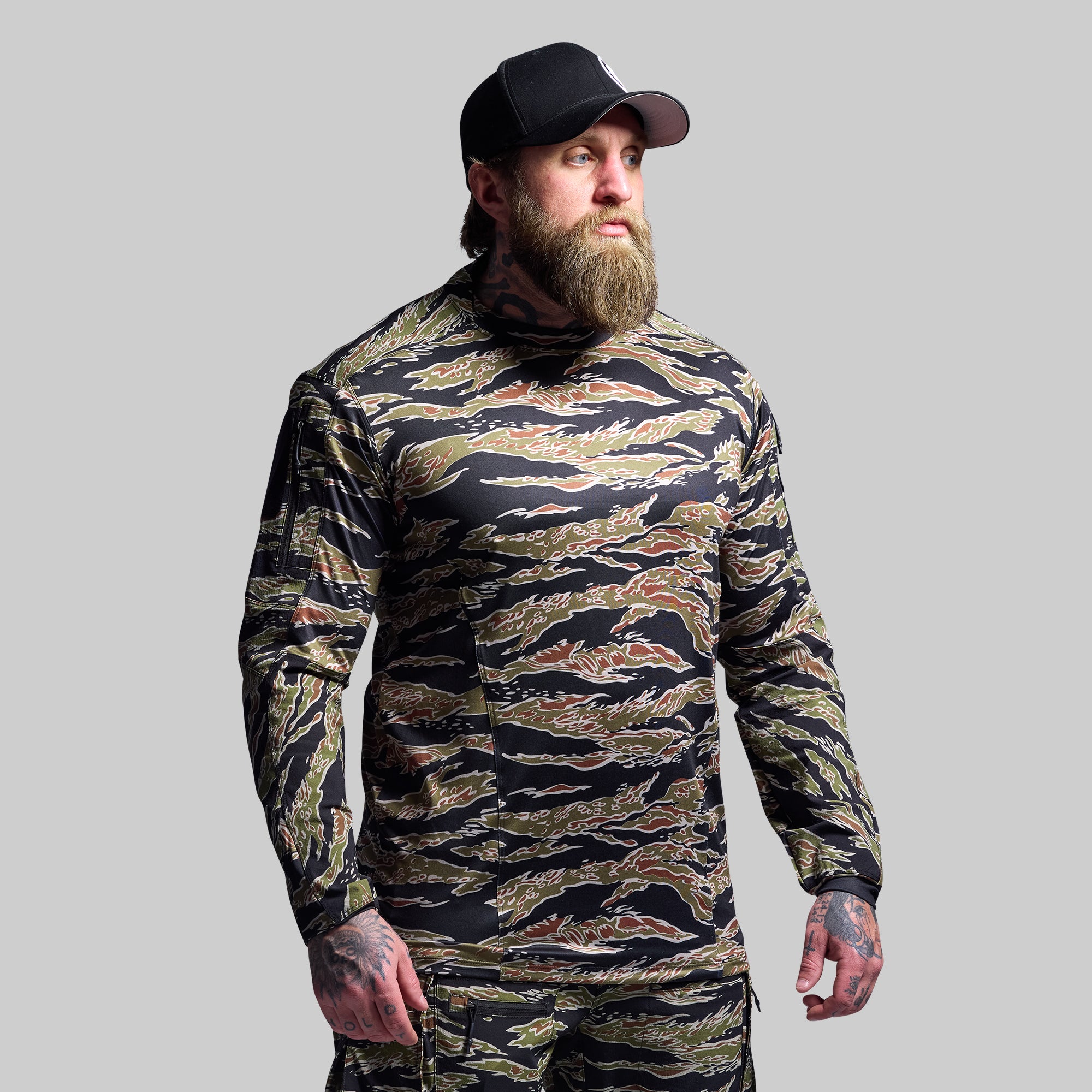 Long Sleeve Op Top (Jungle Tiger) - Image 8