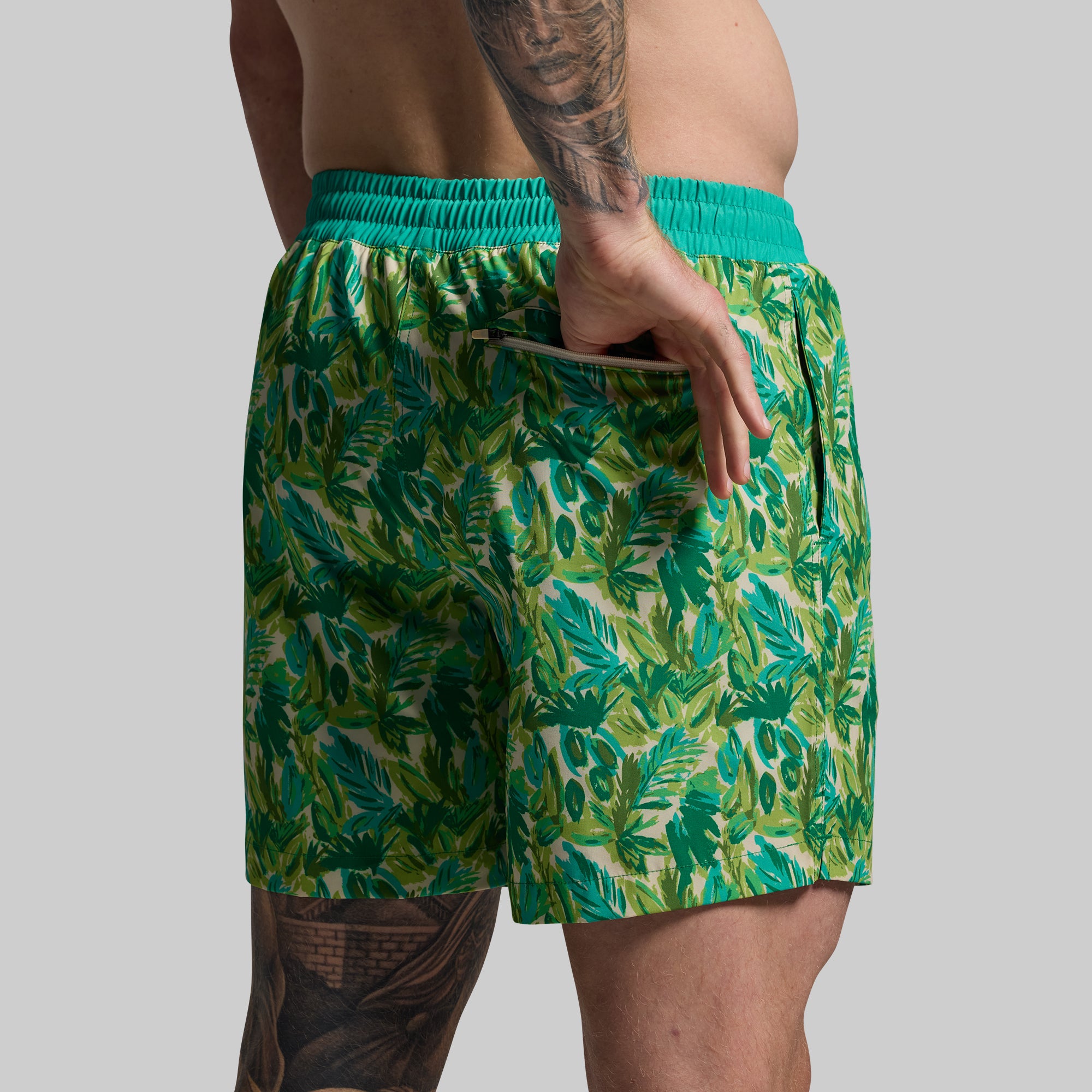 Deep Dive Swim Short (Under the Palms) - Image 7