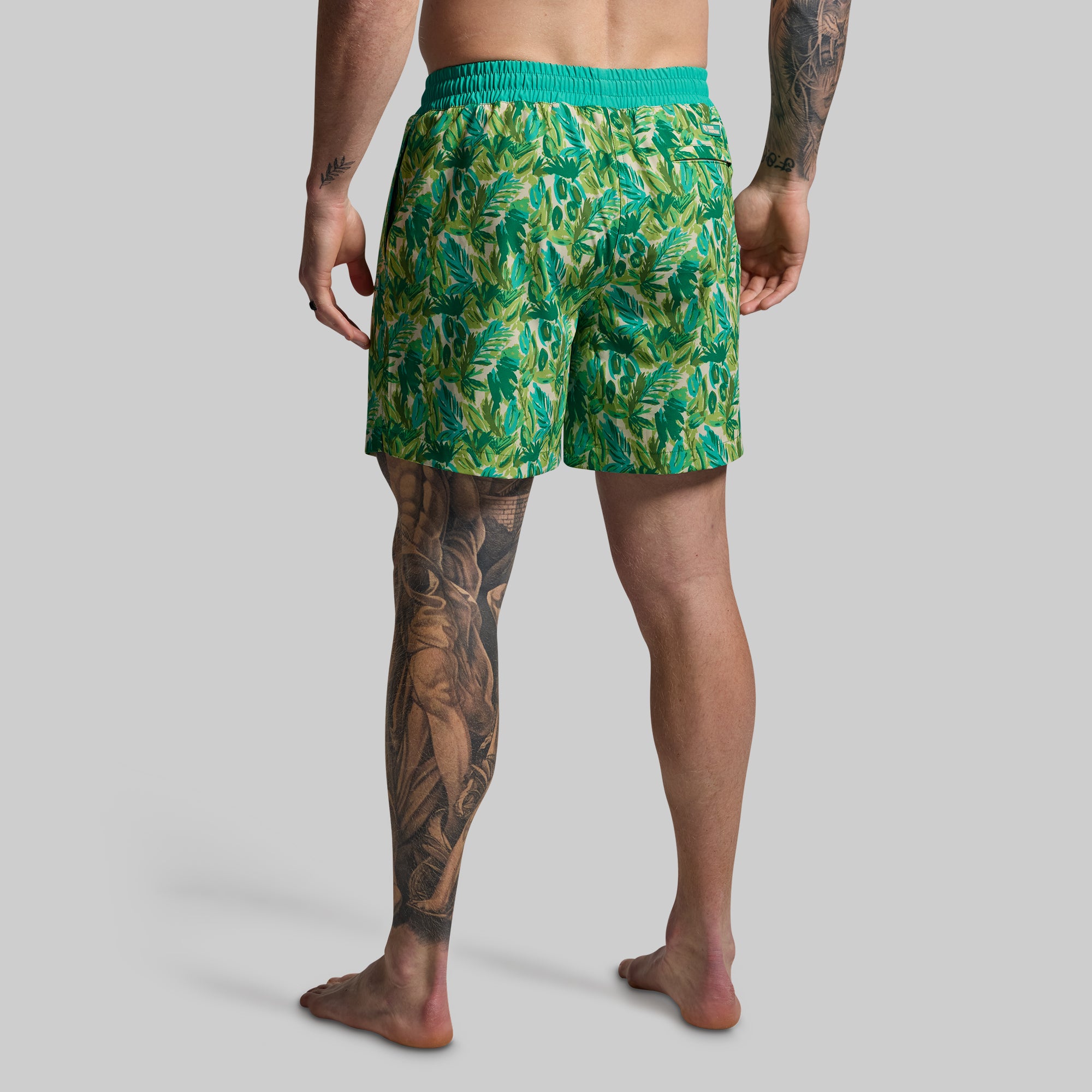 Deep Dive Swim Short (Under the Palms) - Image 3