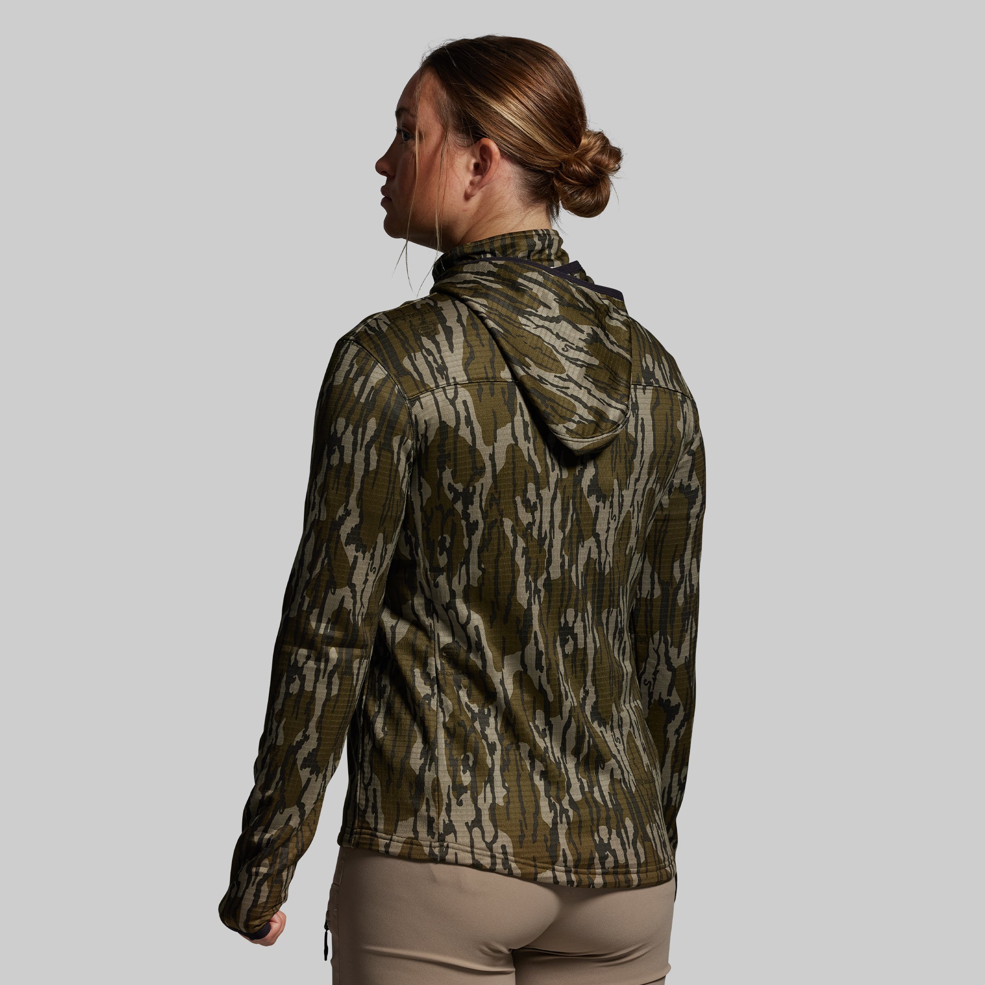 Women's Quiver Half Zip Hoodie 2.0 (Mossy Oak? Original Bottomland? 2025) - Image 2