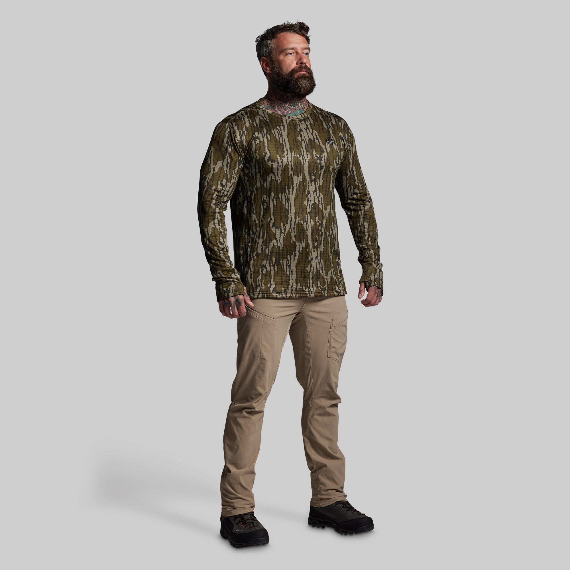 Quiver Grid Fleece Thermal Top (Mossy Oak® Original Bottomland® 2025) - Image 7
