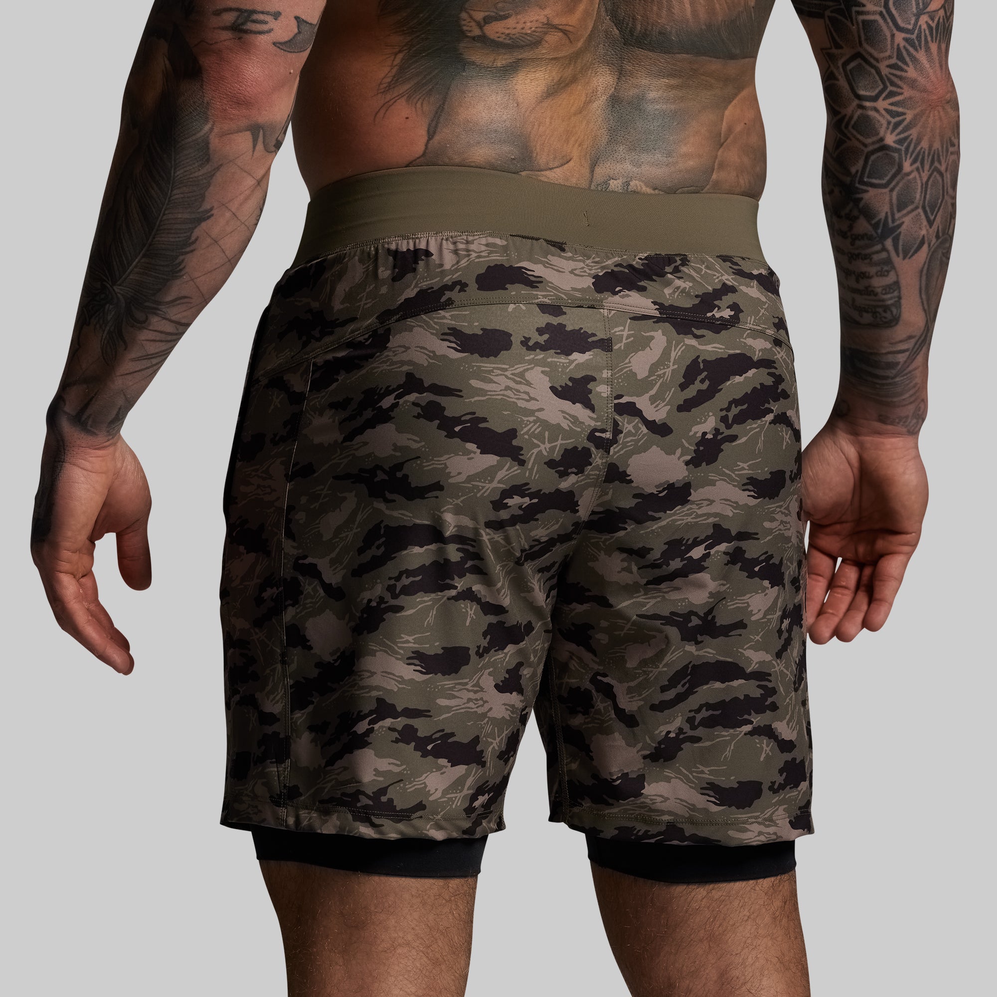 Versatile Short w/ Compression 7 (Mountain Camo) - Image 4