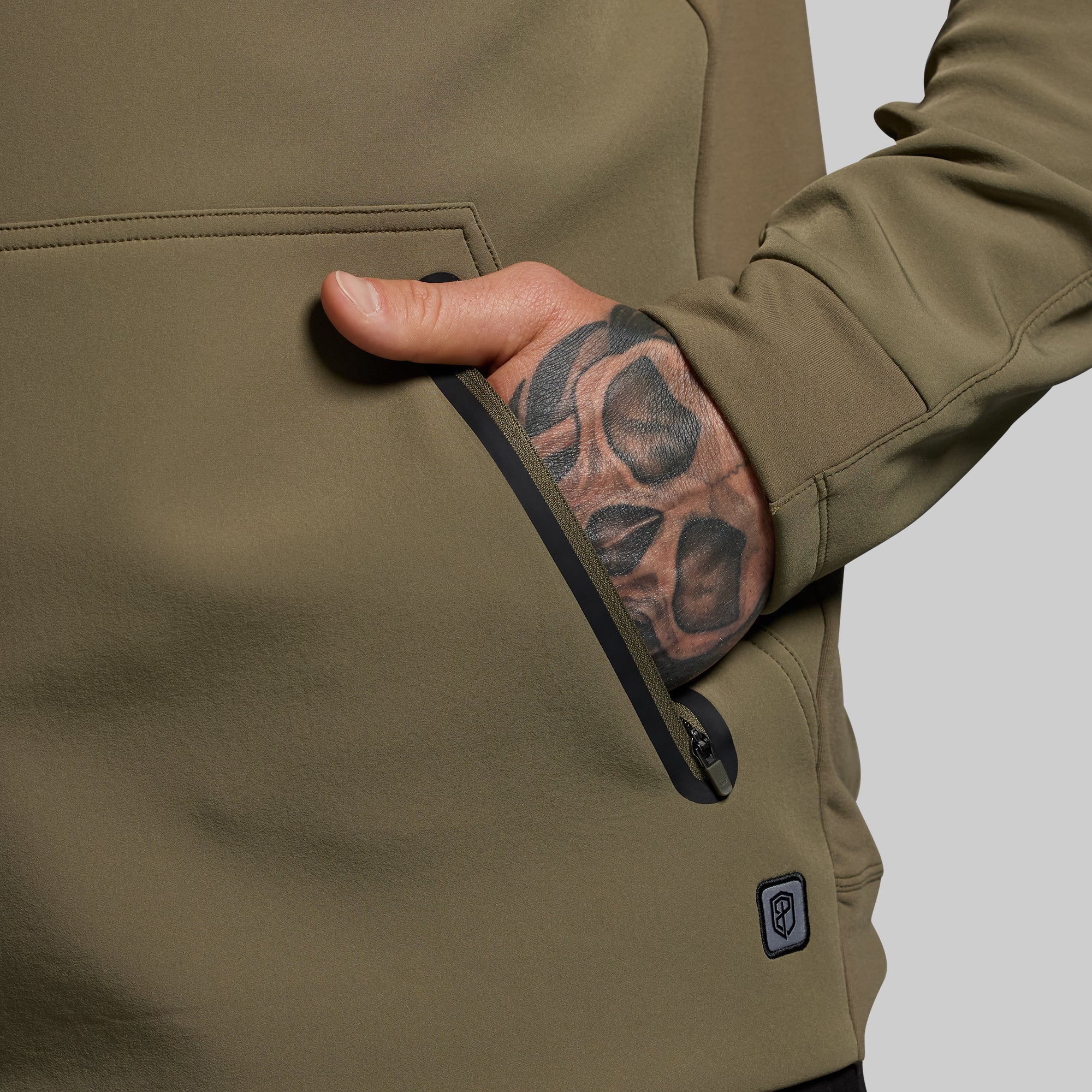 Training Hoodie (OD Green) - Image 7