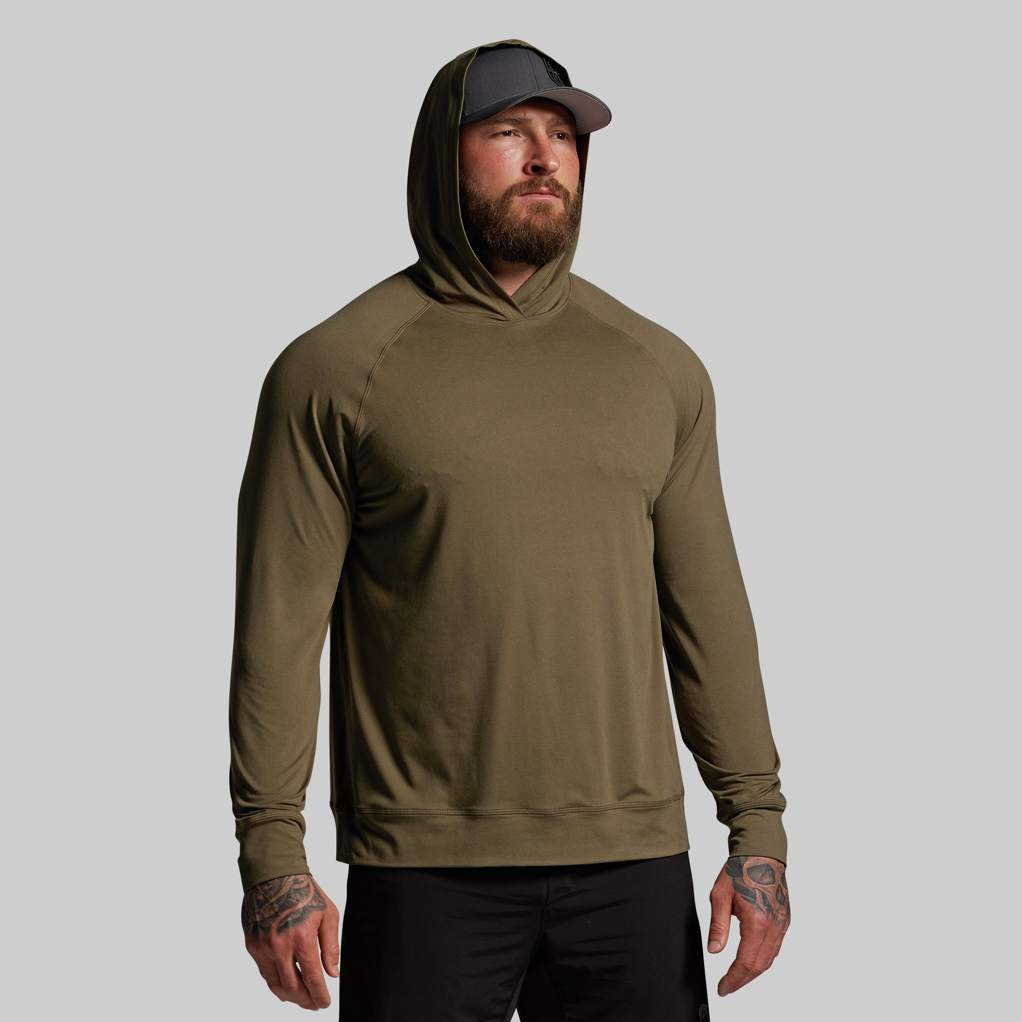 BP Premium Basic Hoodie (OD Green) - Image 3