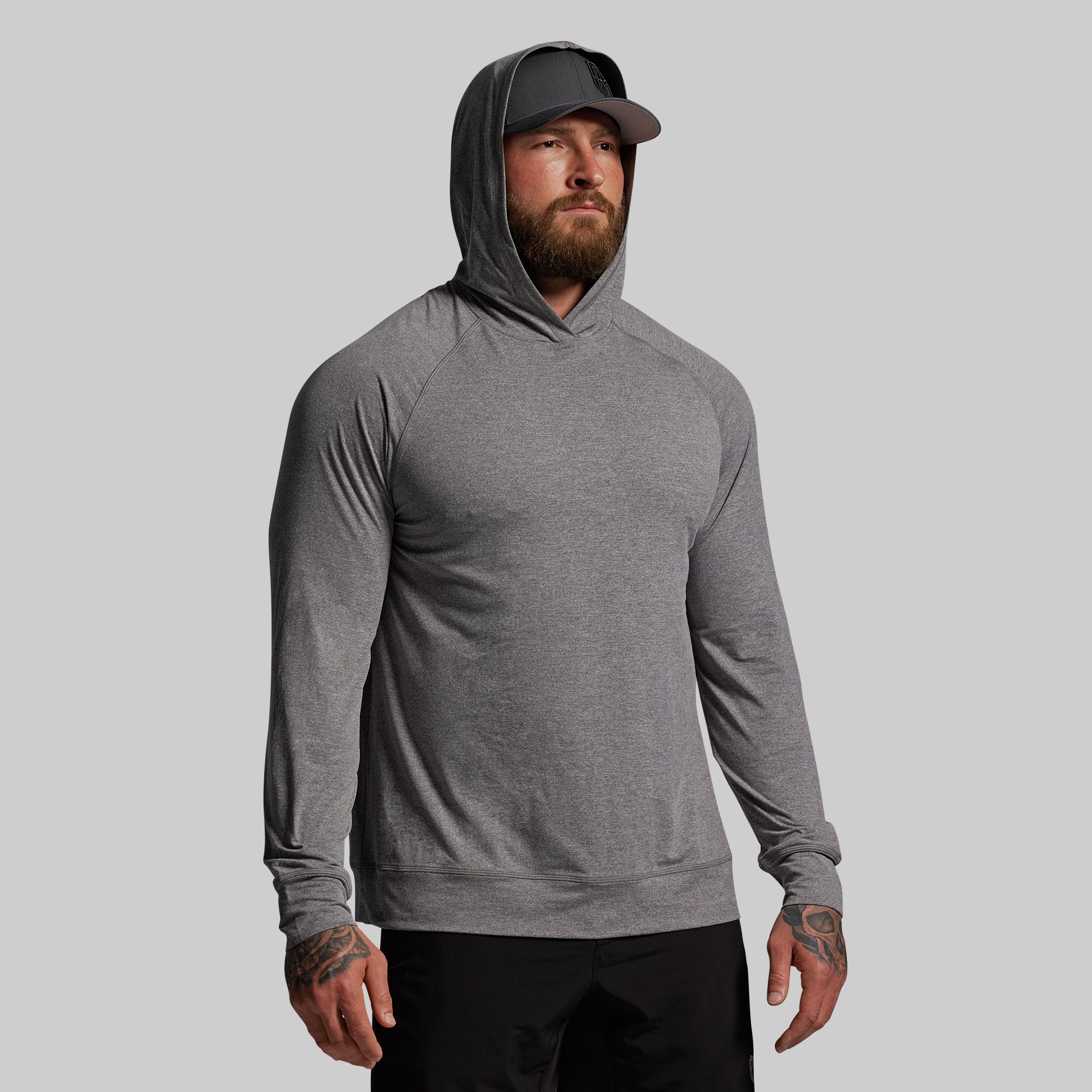 BP Premium Basic Hoodie (Heather Grey) - Image 3