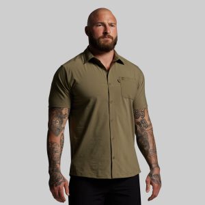 Voyager Button Up 2.0 (OD Green)
