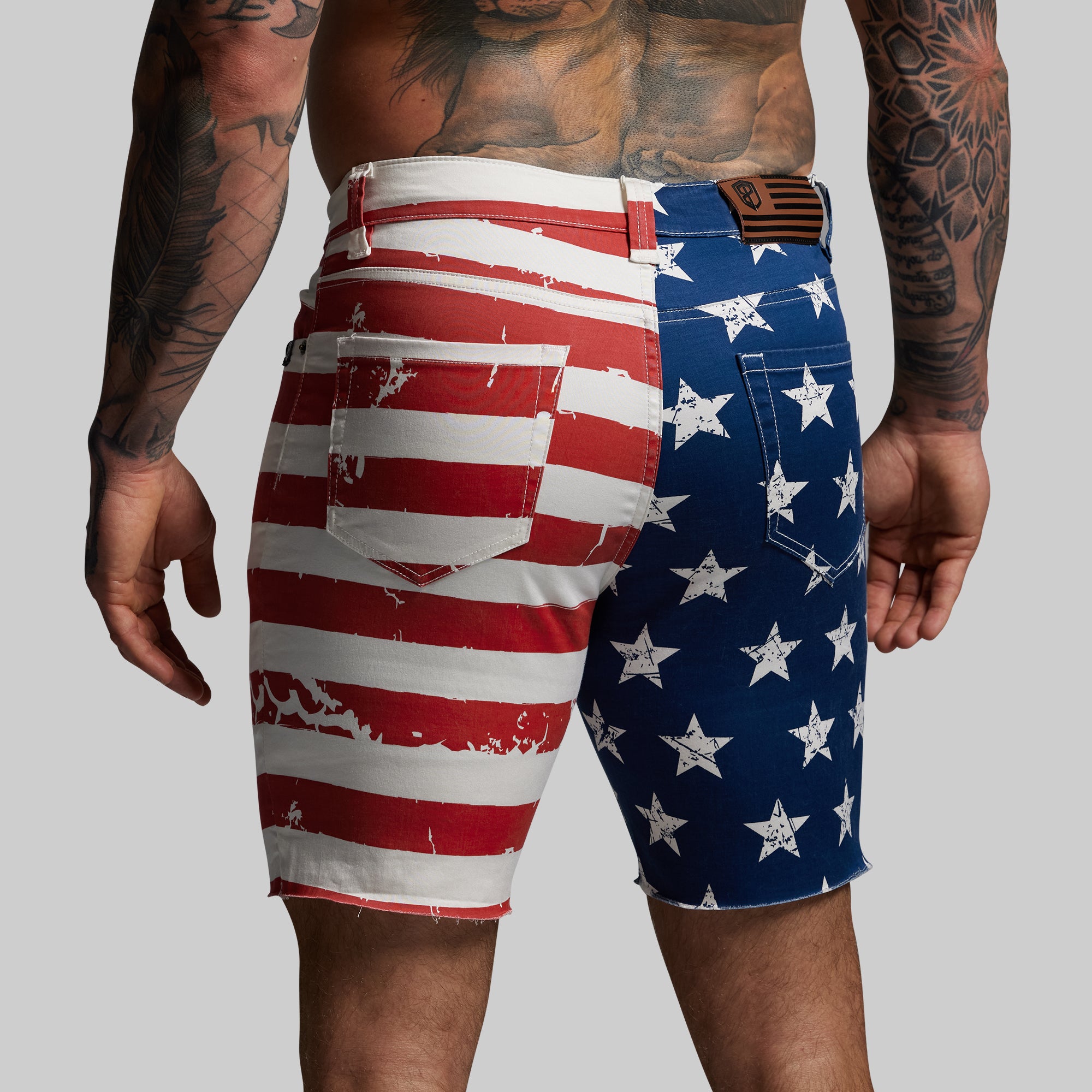 FLEX Stretchy Jort 7 (American Flag) - Image 3