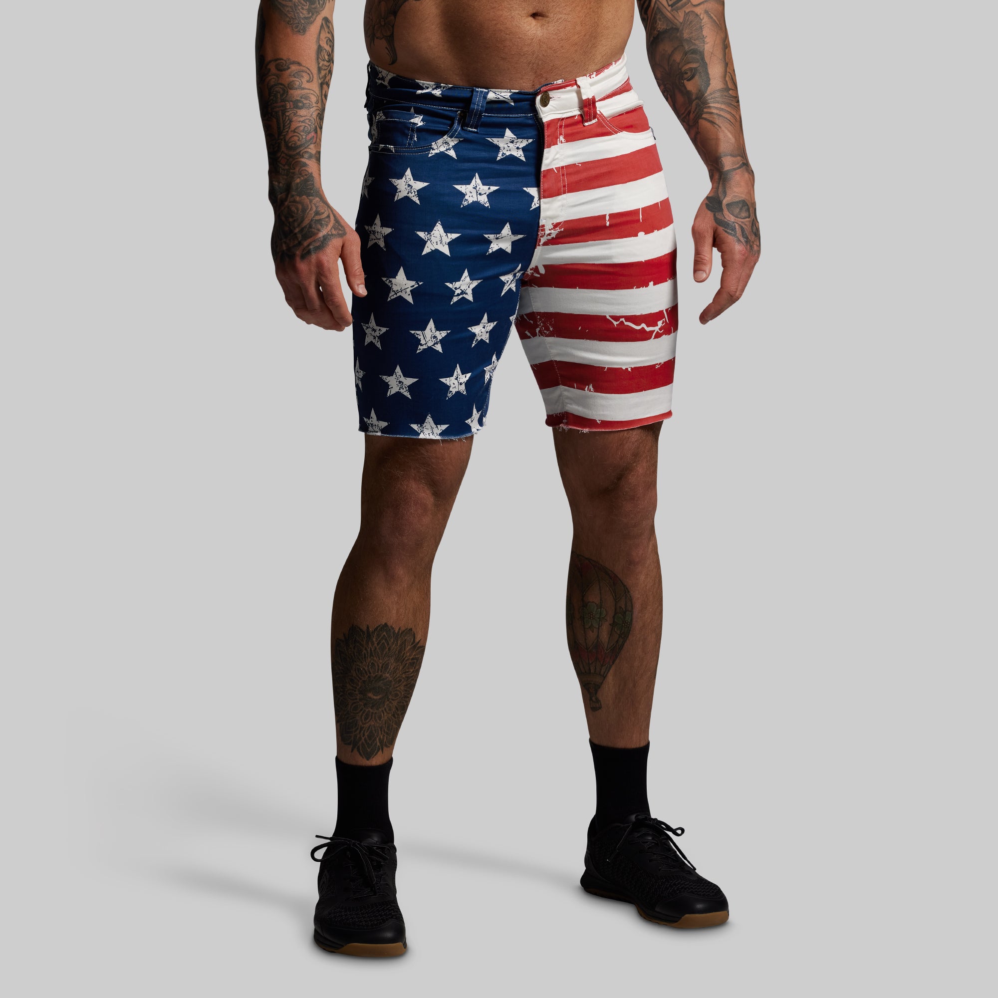 FLEX Stretchy Jort 7 (American Flag) - Image 6