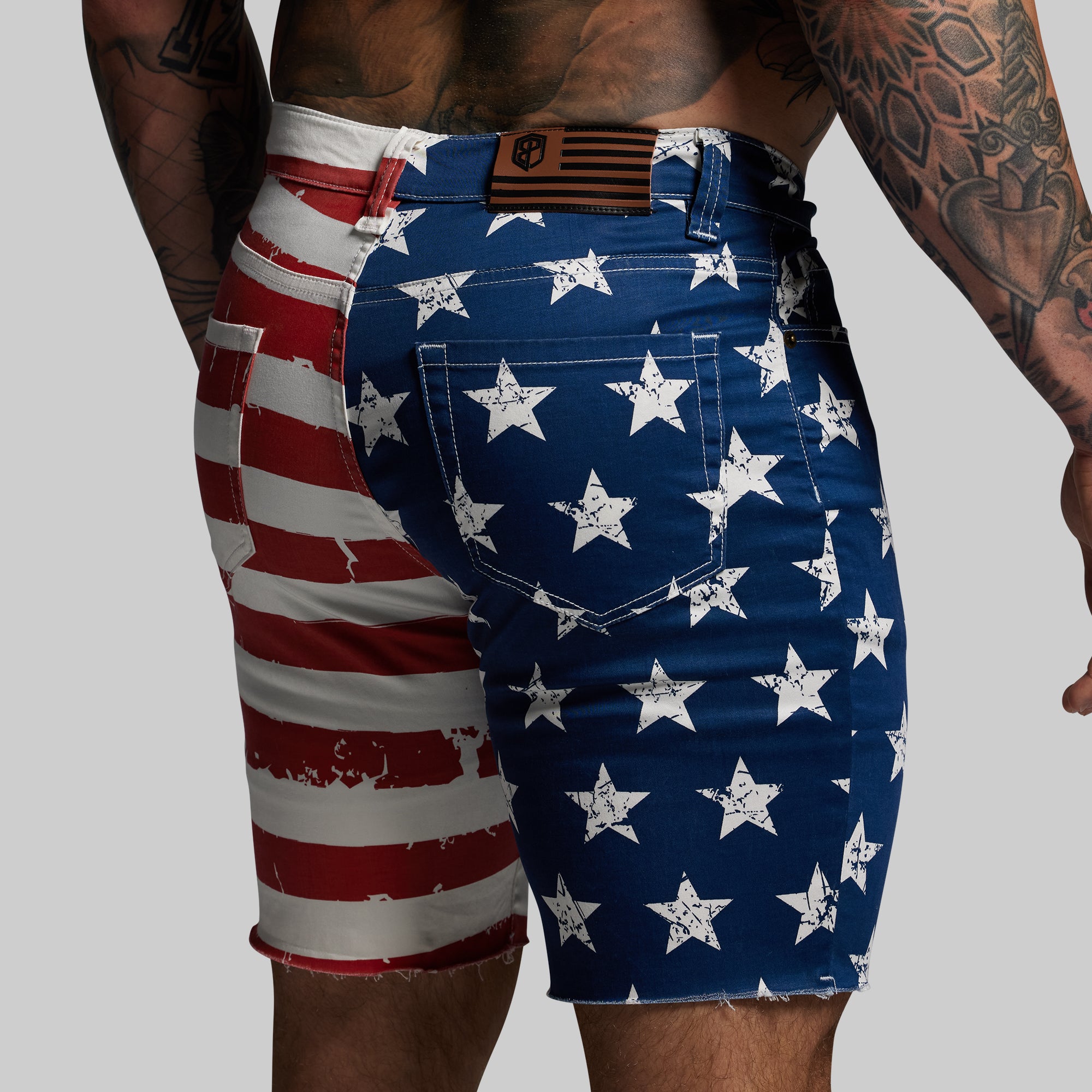 FLEX Stretchy Jort 7 (American Flag) - Image 4