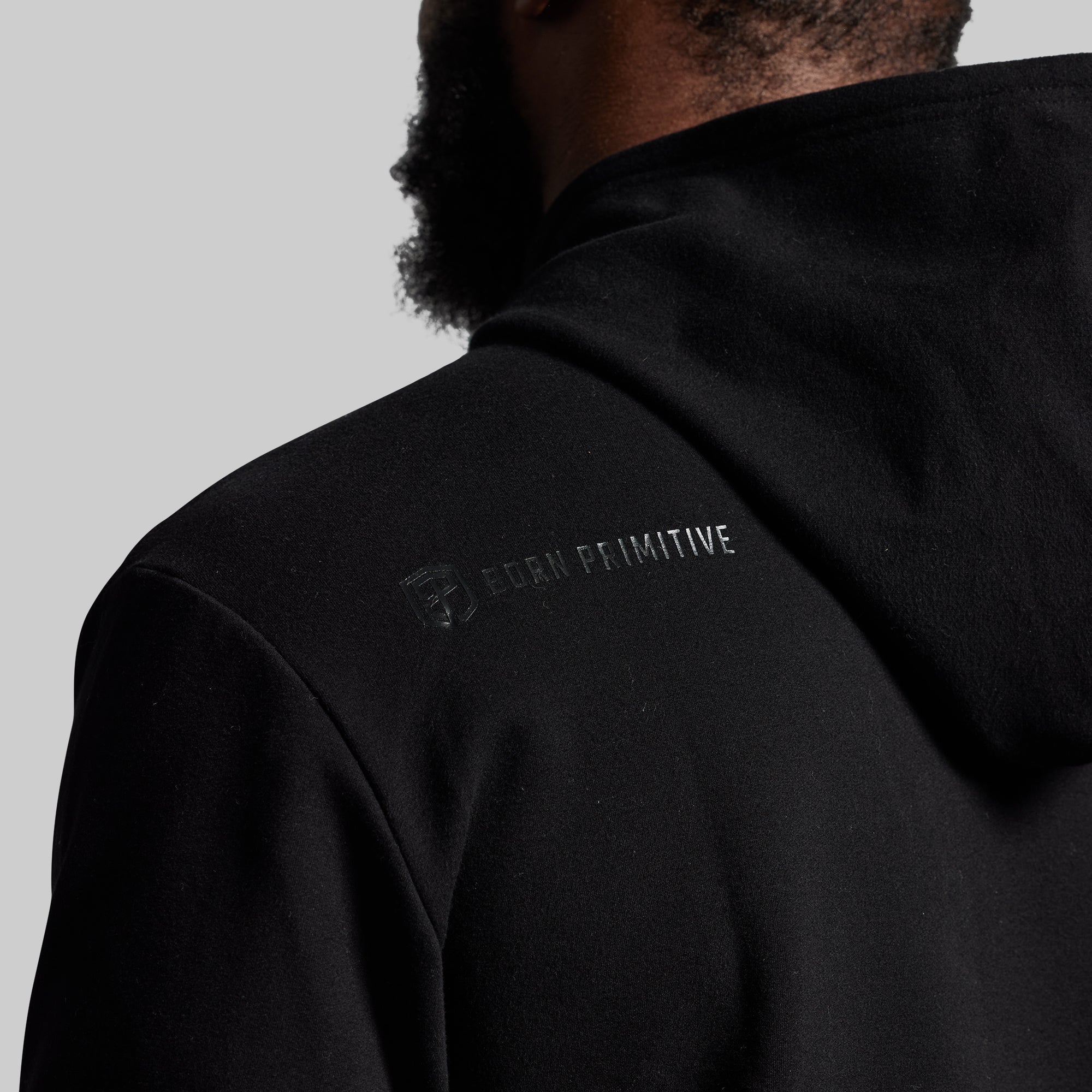 Men's Unmatched Hoodie (Black) - Image 4