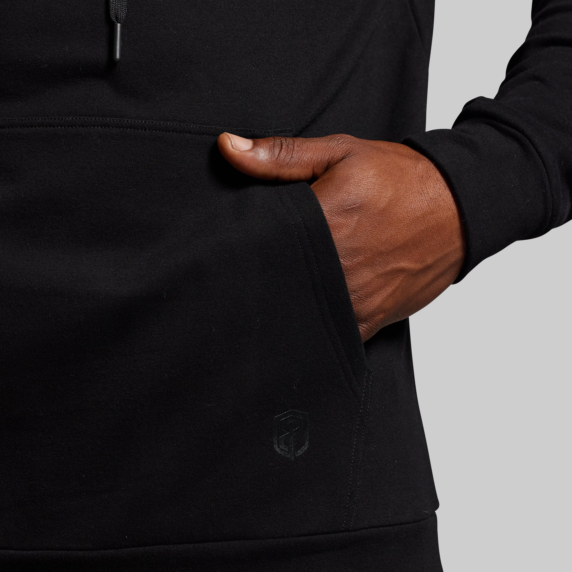 Men's Unmatched Hoodie (Black) - Image 3