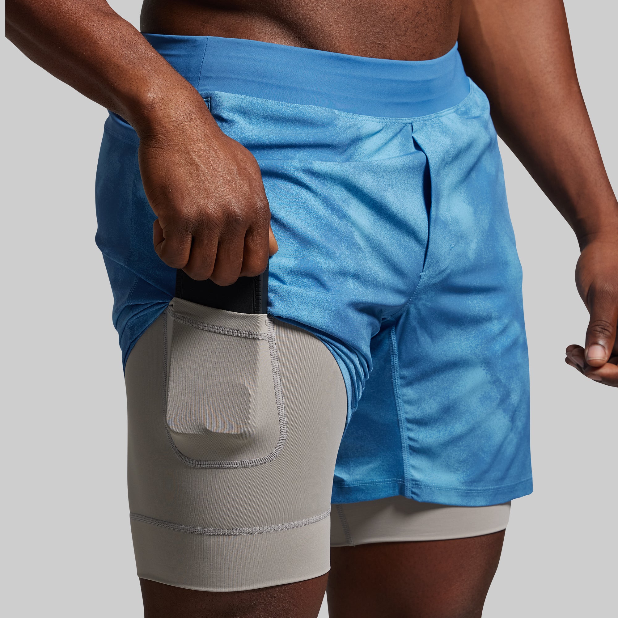 Versatile Short w/ Compression 7 (Glacier Blue) - Image 2