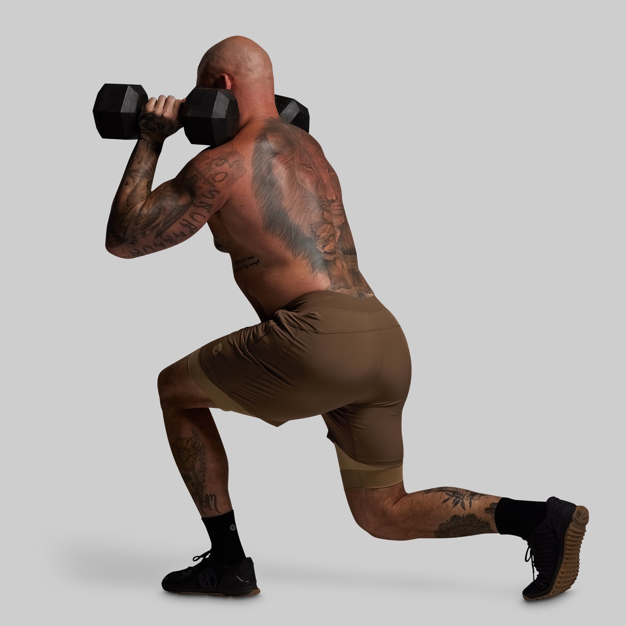 Versatile Short w/ Compression 7 (Coyote Brown) - Image 6