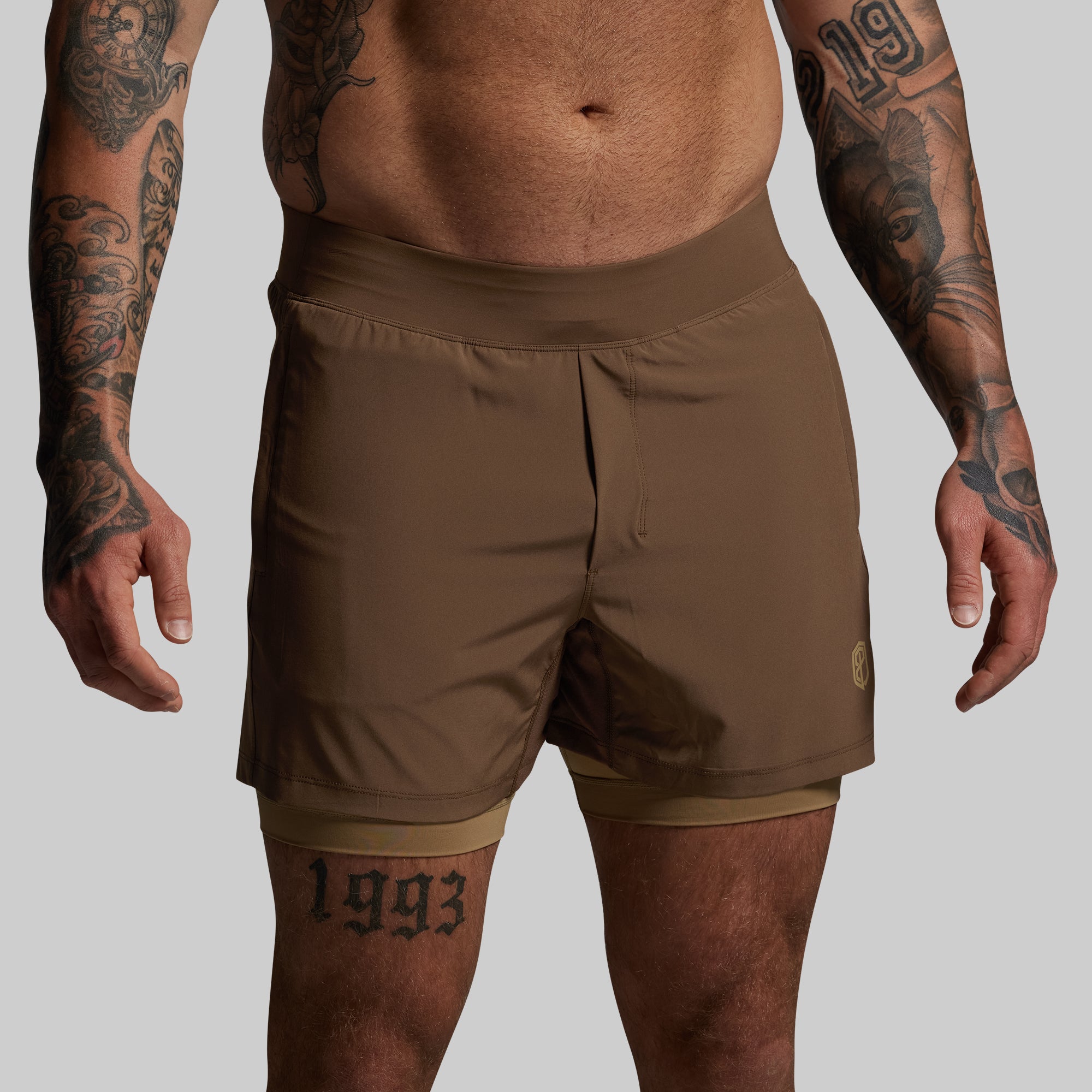 Versatile Short w/ Compression 5 (Coyote Brown)