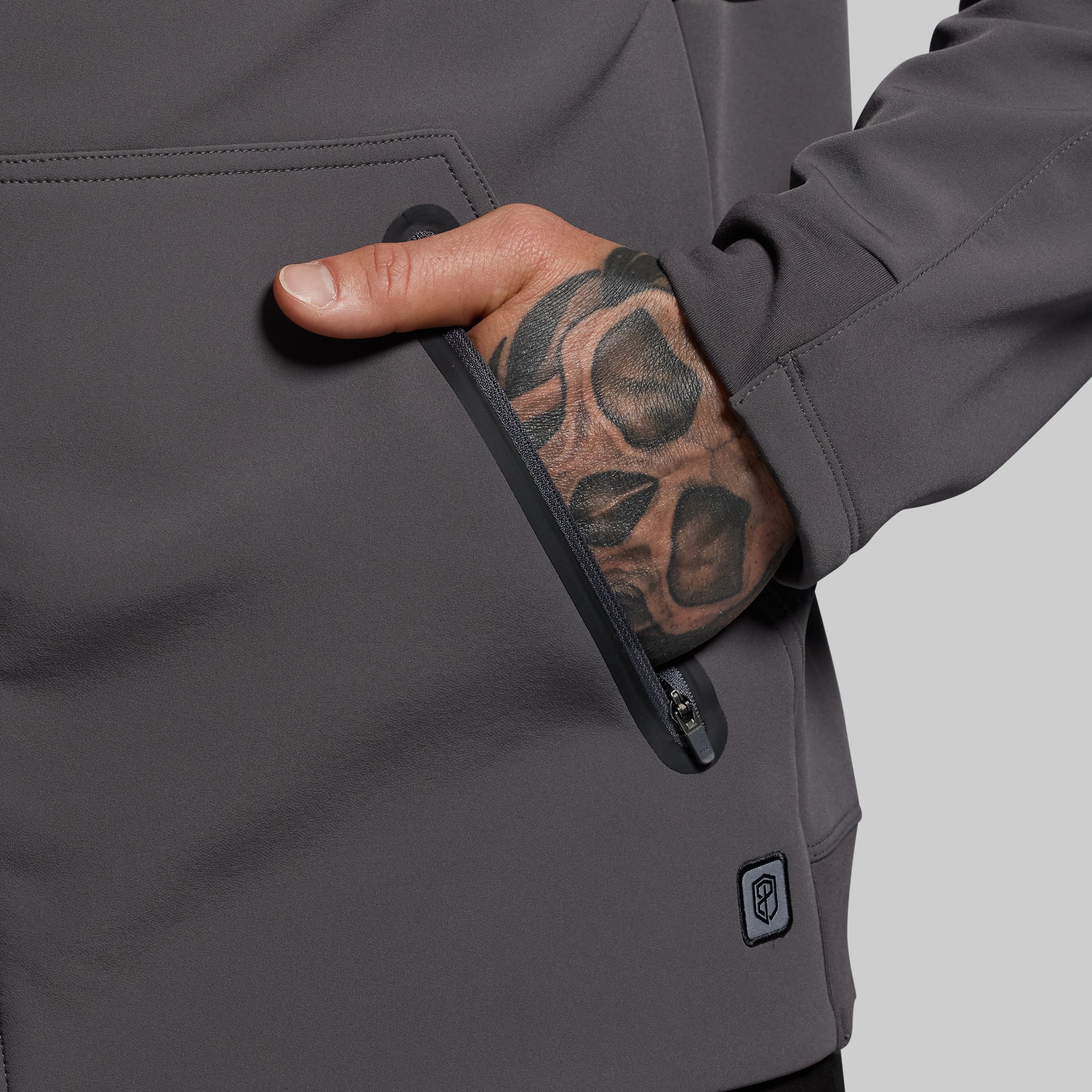 Training Full Zip Hoodie (Gunmetal) - Image 5