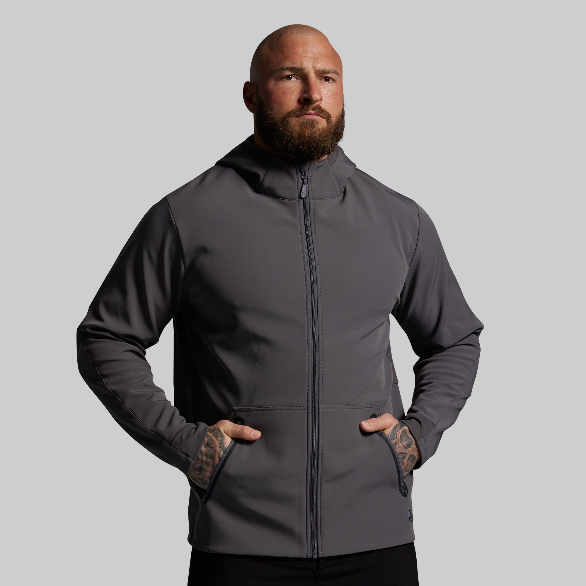 Training Full Zip Hoodie (Gunmetal)