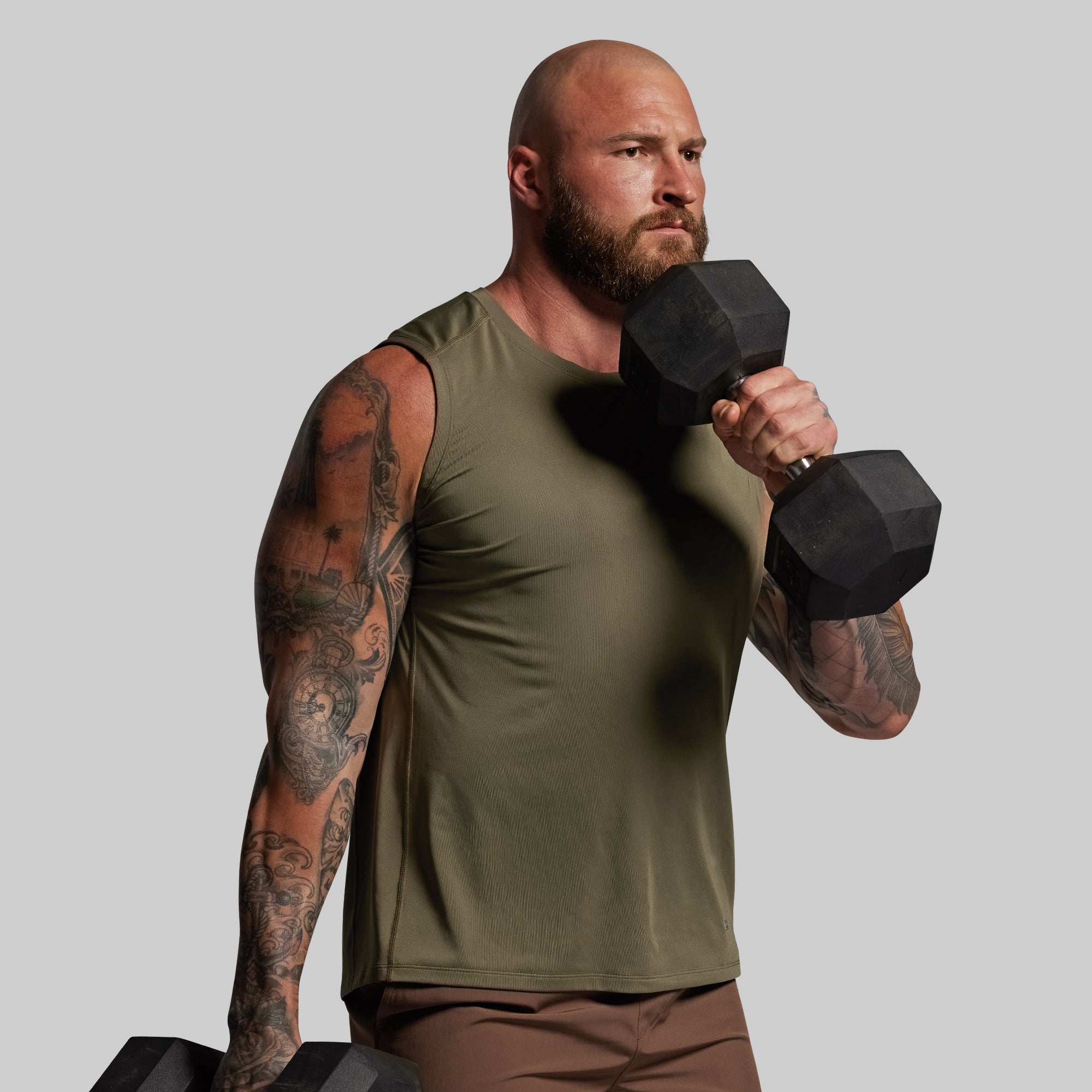 Training Muscle Tank (OD Green) - Image 4