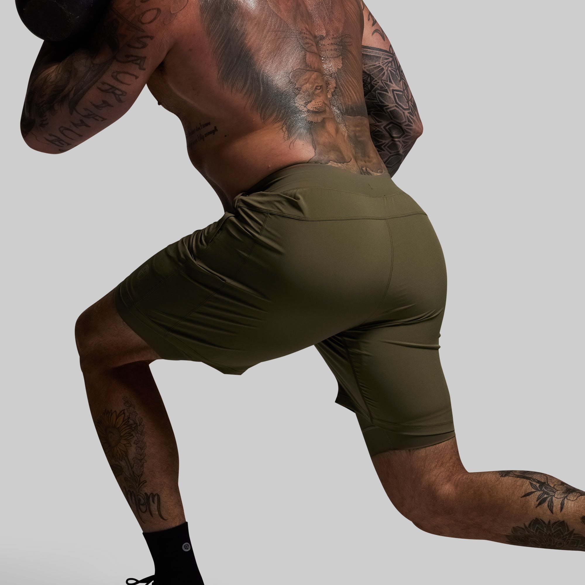 Versatile Short w/ Compression 9 (OD Green) - Image 7