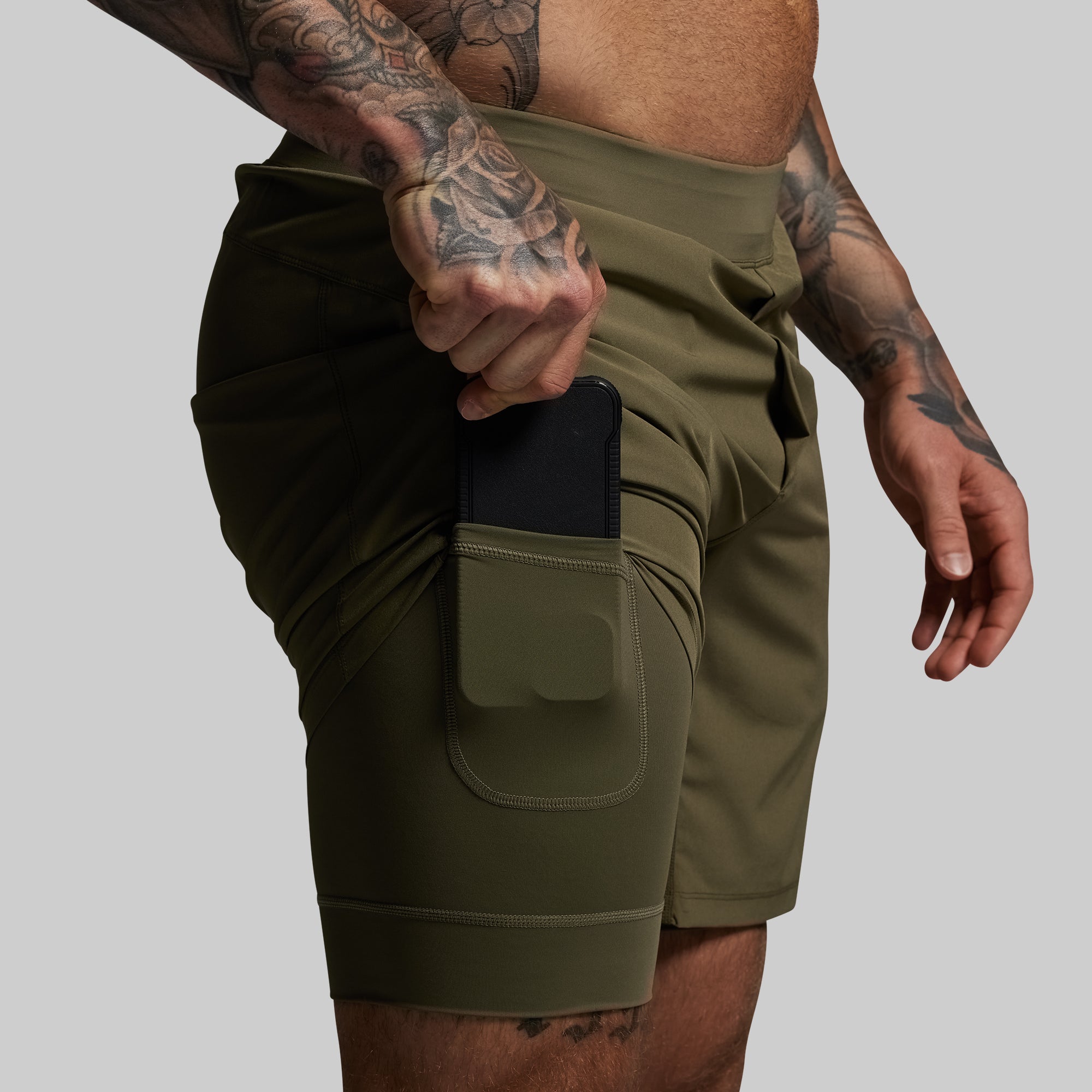 Versatile Short w/ Compression 9 (OD Green) - Image 2