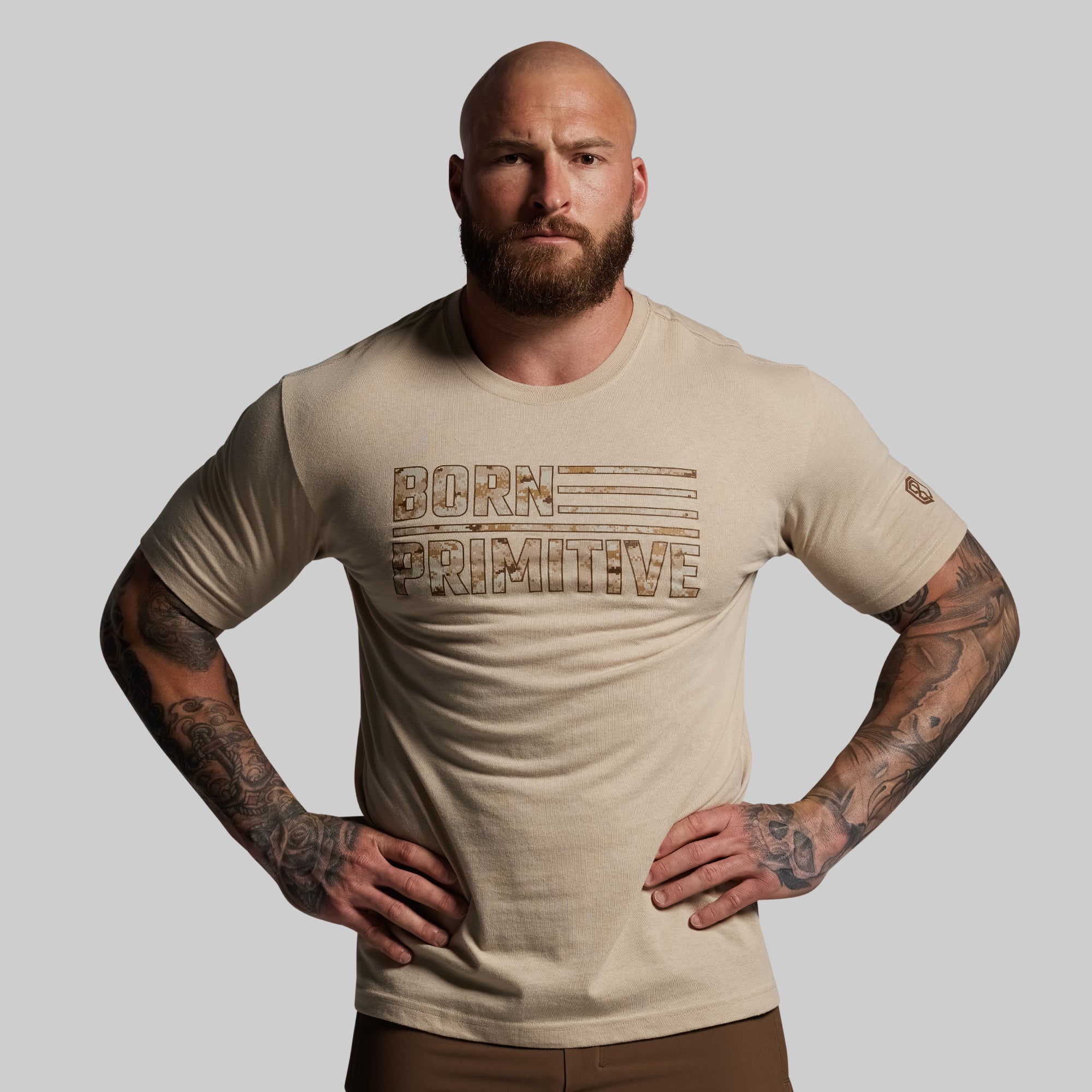 BP Flag Tee (Desert Digital) - Image 4