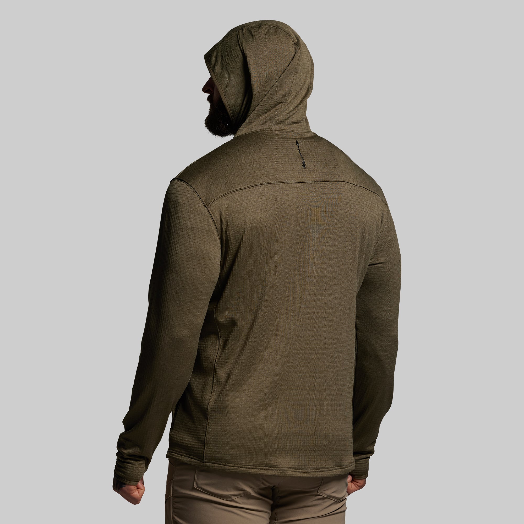 Quiver Full Zip Hoodie 2.0 (OD Green) - Image 10