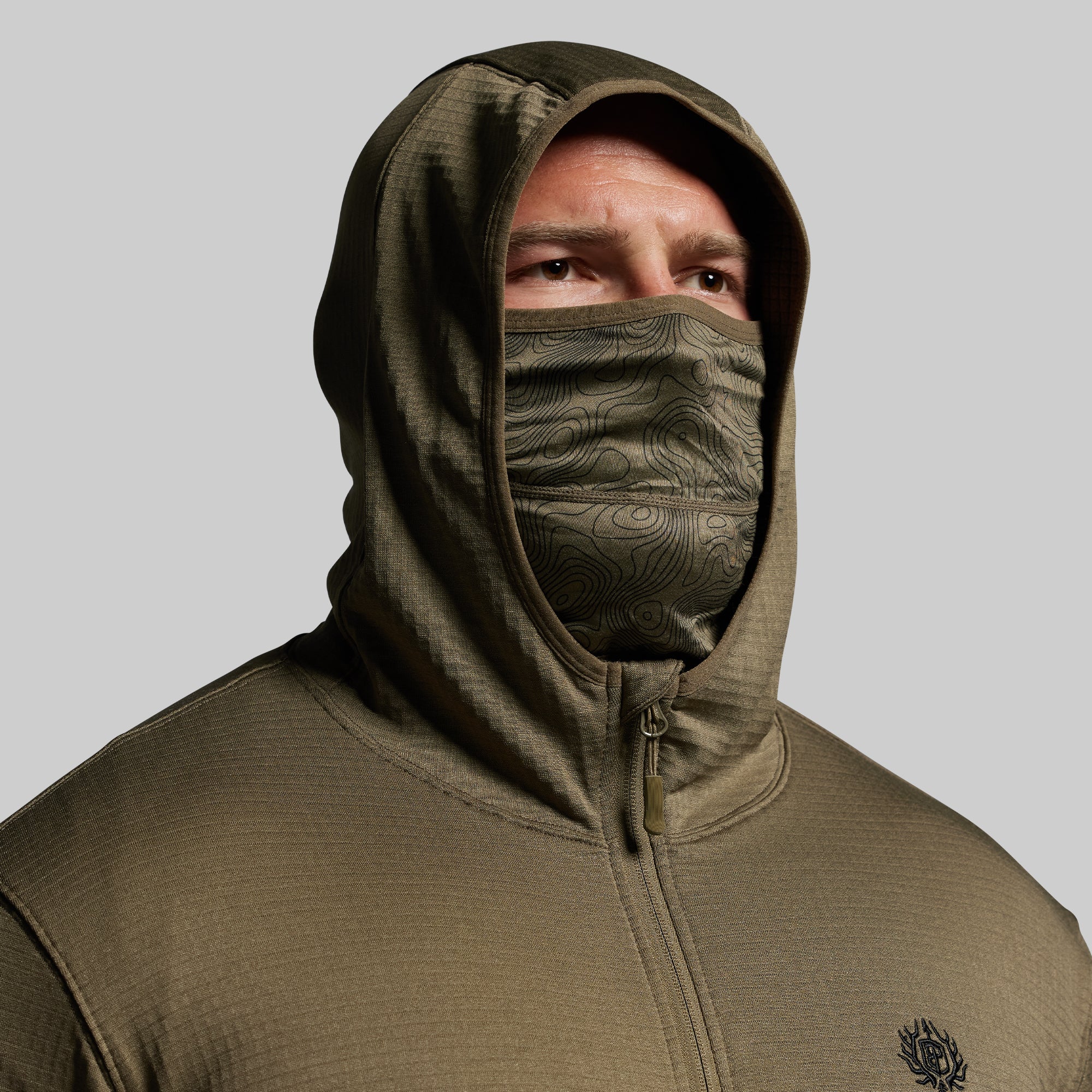 Quiver Full Zip Hoodie 2.0 (OD Green) - Image 9