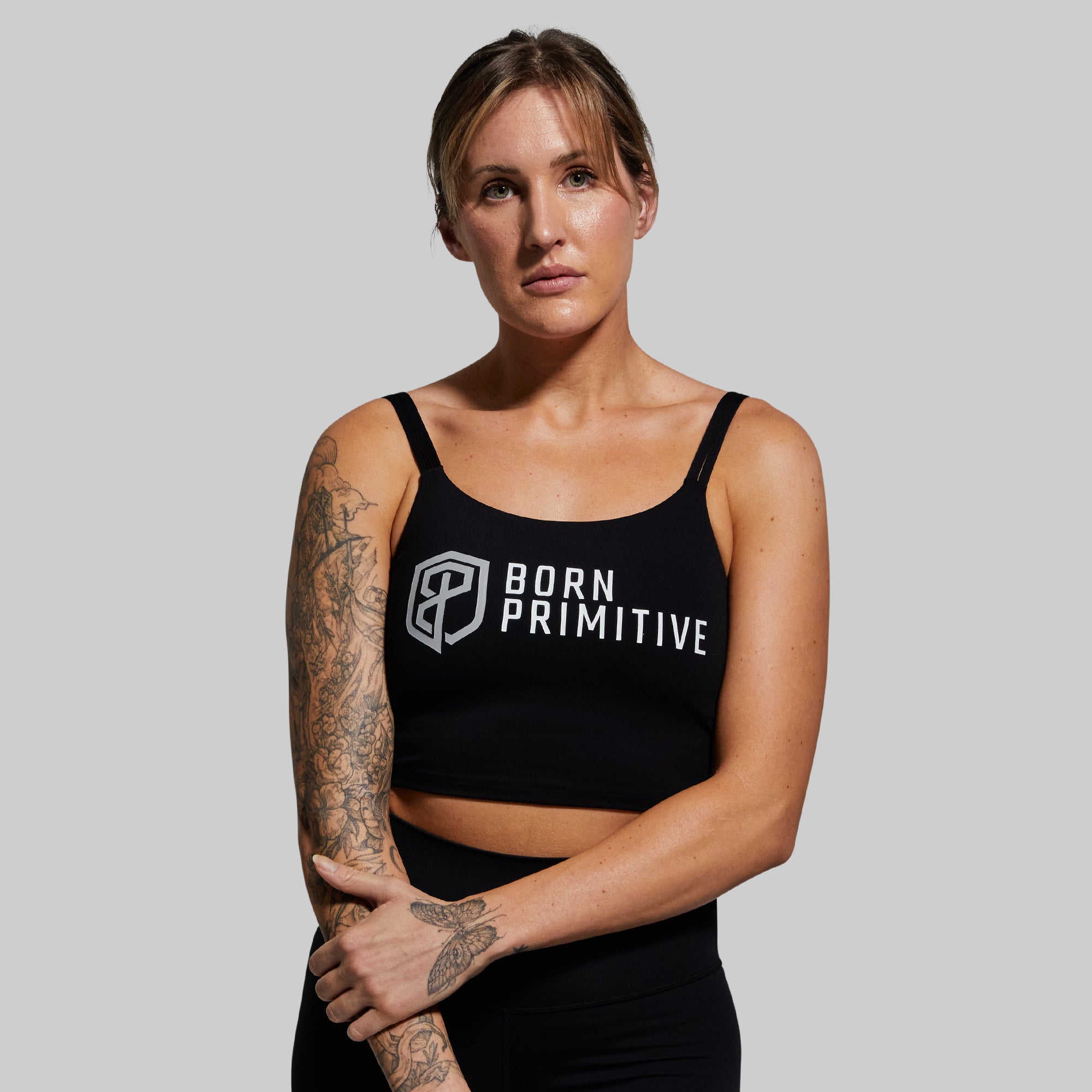 Don't Get It Twisted Sports Bra (Brand Strength-Black) - Image 2
