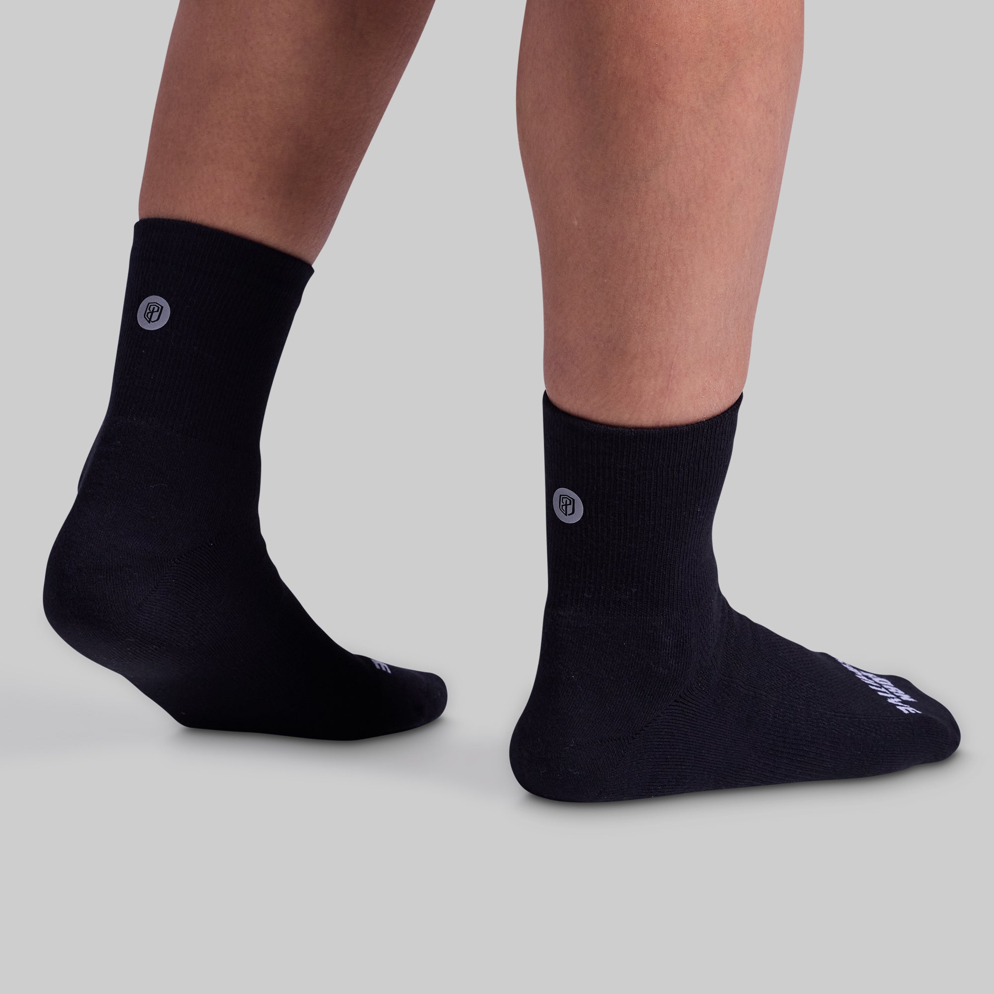 Performance Half Crew Sock (Black) - Image 2